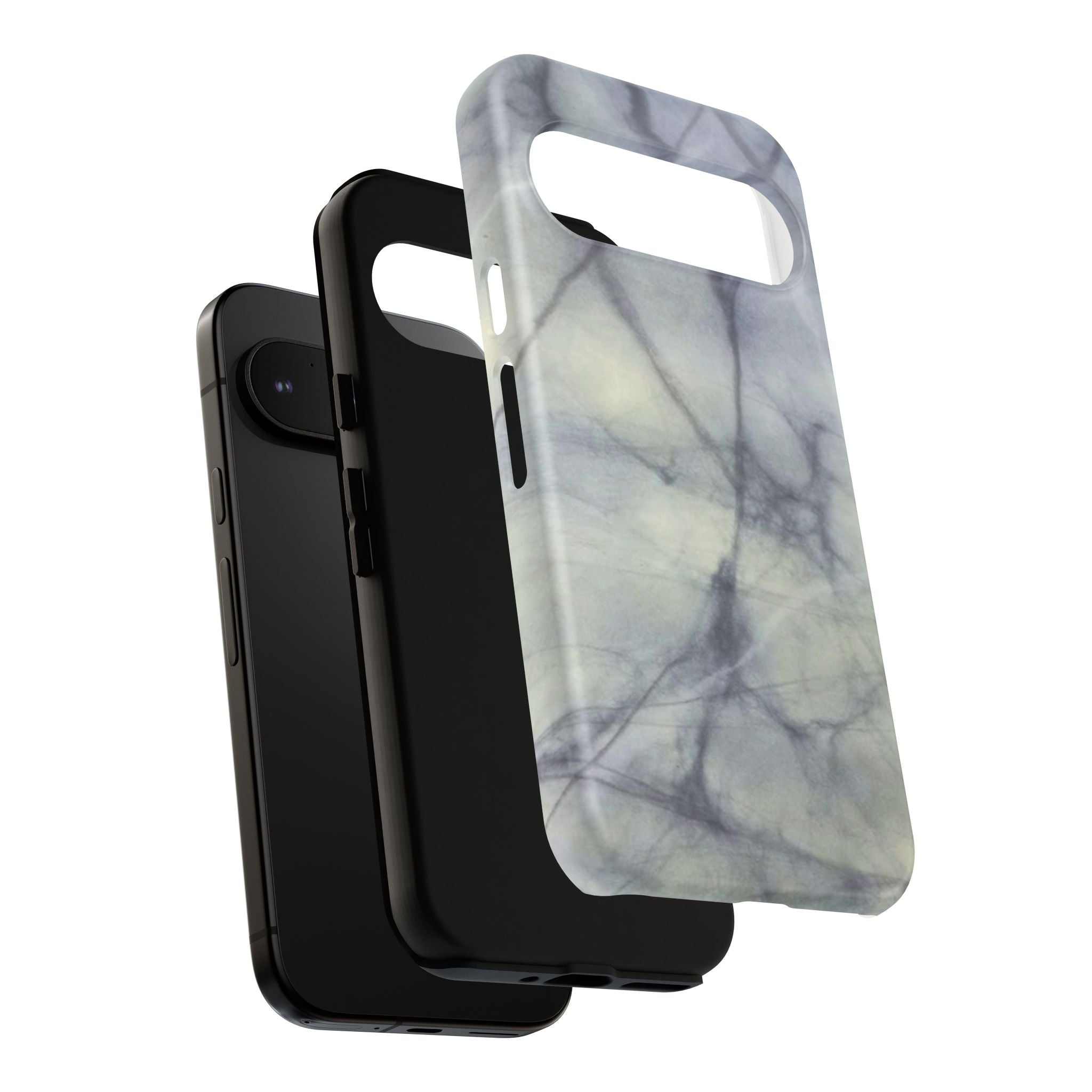 Phone Case, Eye-catching White Marble Look Tough Case by Studio Blitz