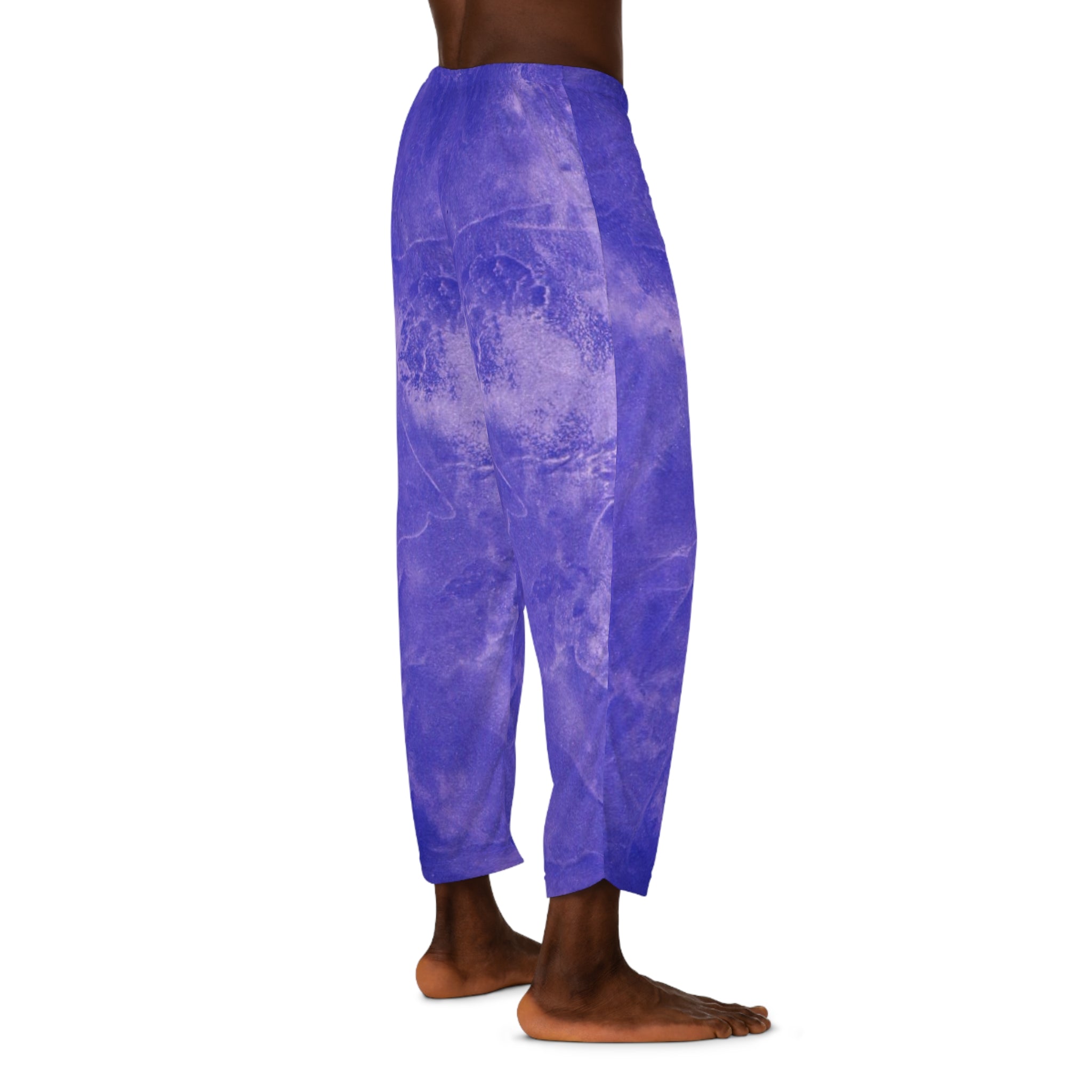 Blue Abstract Men's Pajama Pants by Studio Blitz