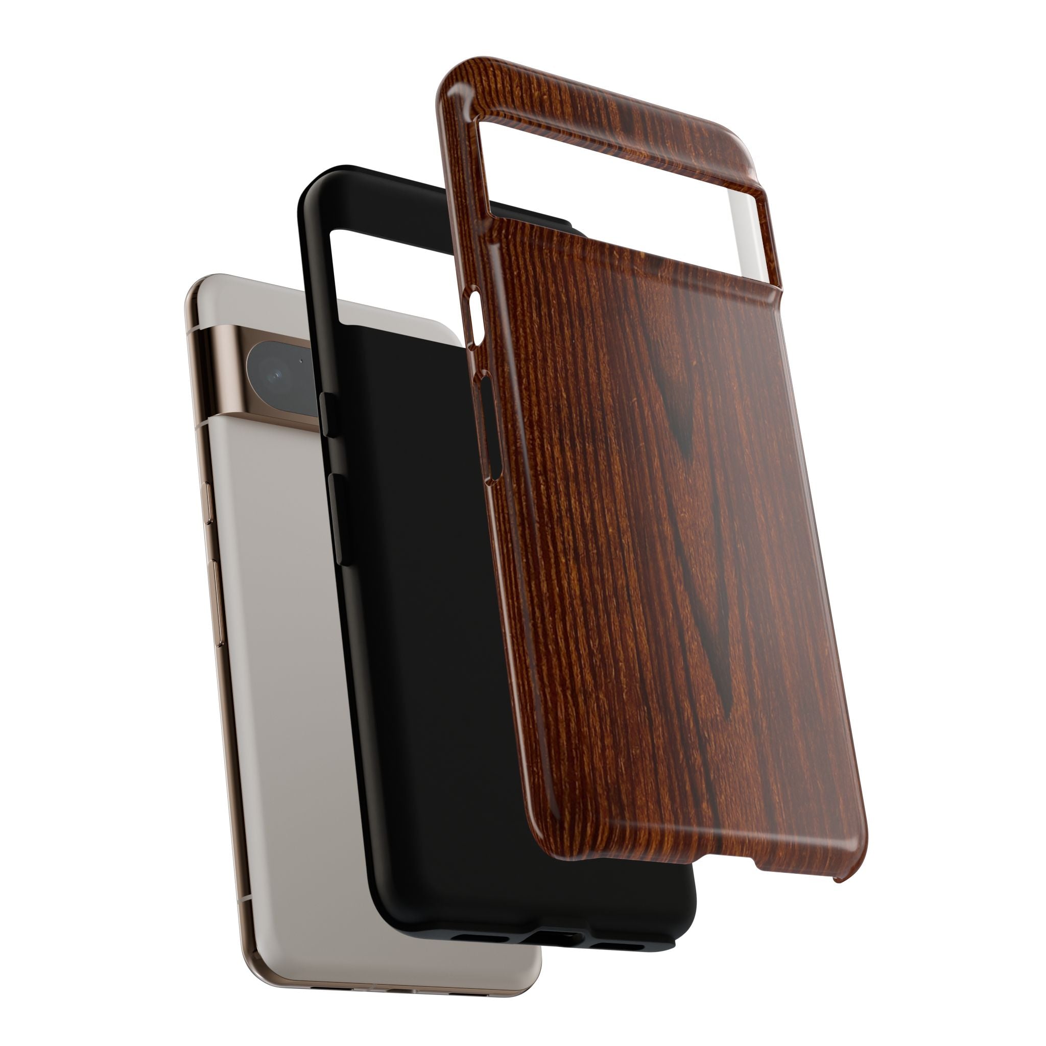 Tough Phone Case in Wooden Design by Studio Blitz