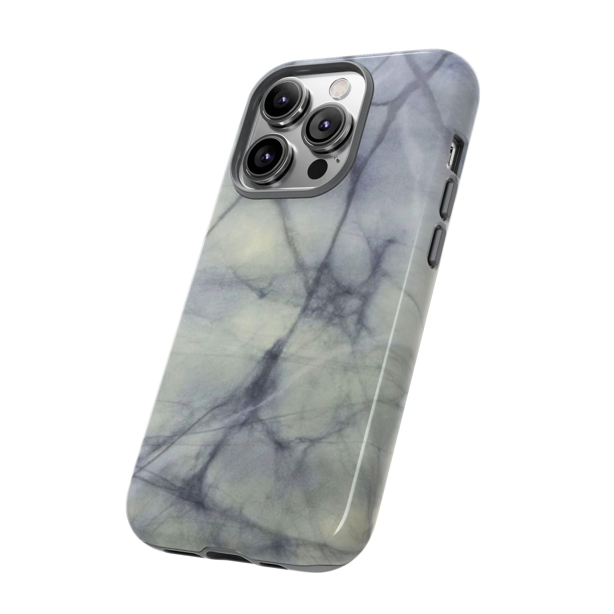 Phone Case, Eye-catching White Marble Look Tough Case by Studio Blitz