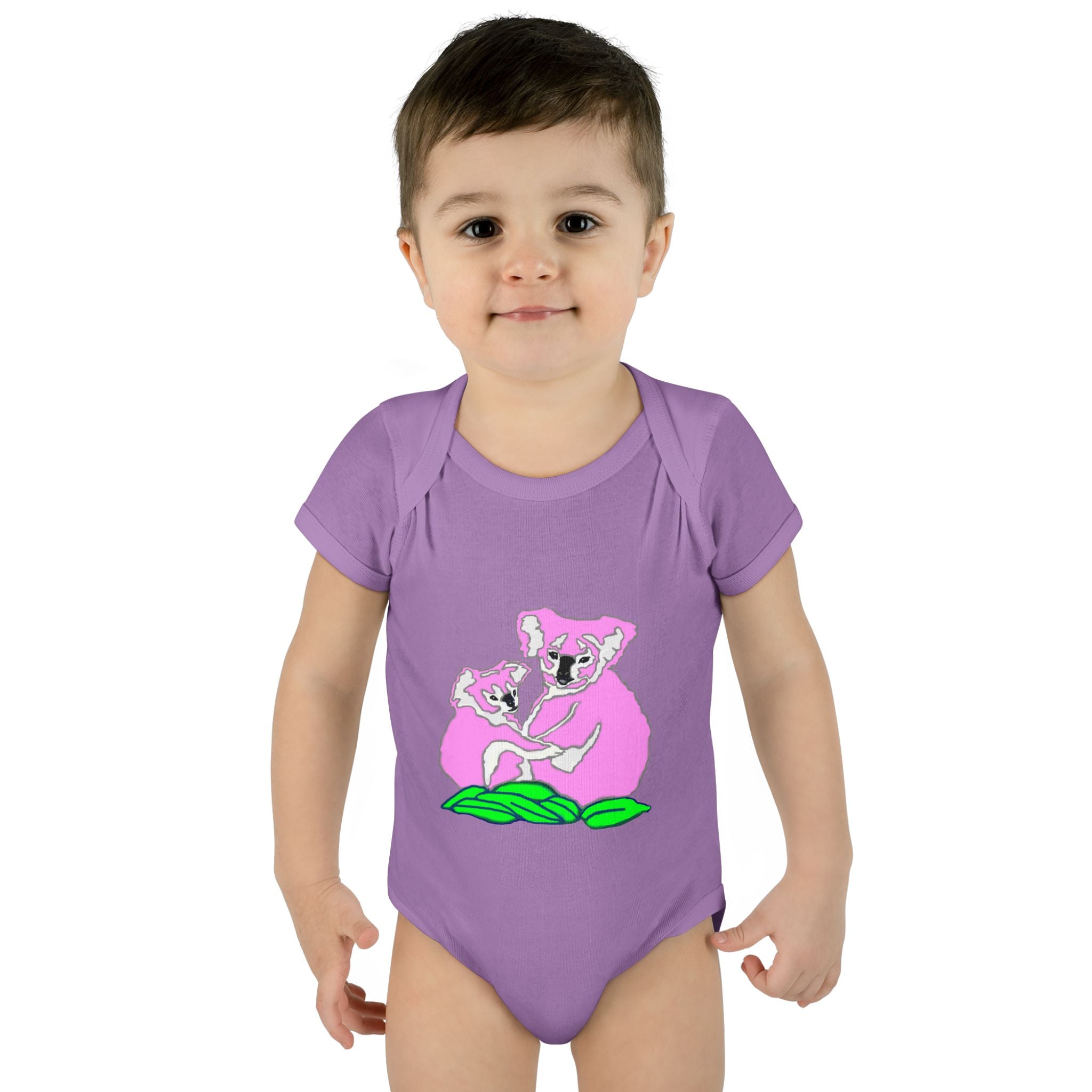 So Cute Pink Koalas designed by Studio Blitz Infant to 24 Mo. Bodysuit