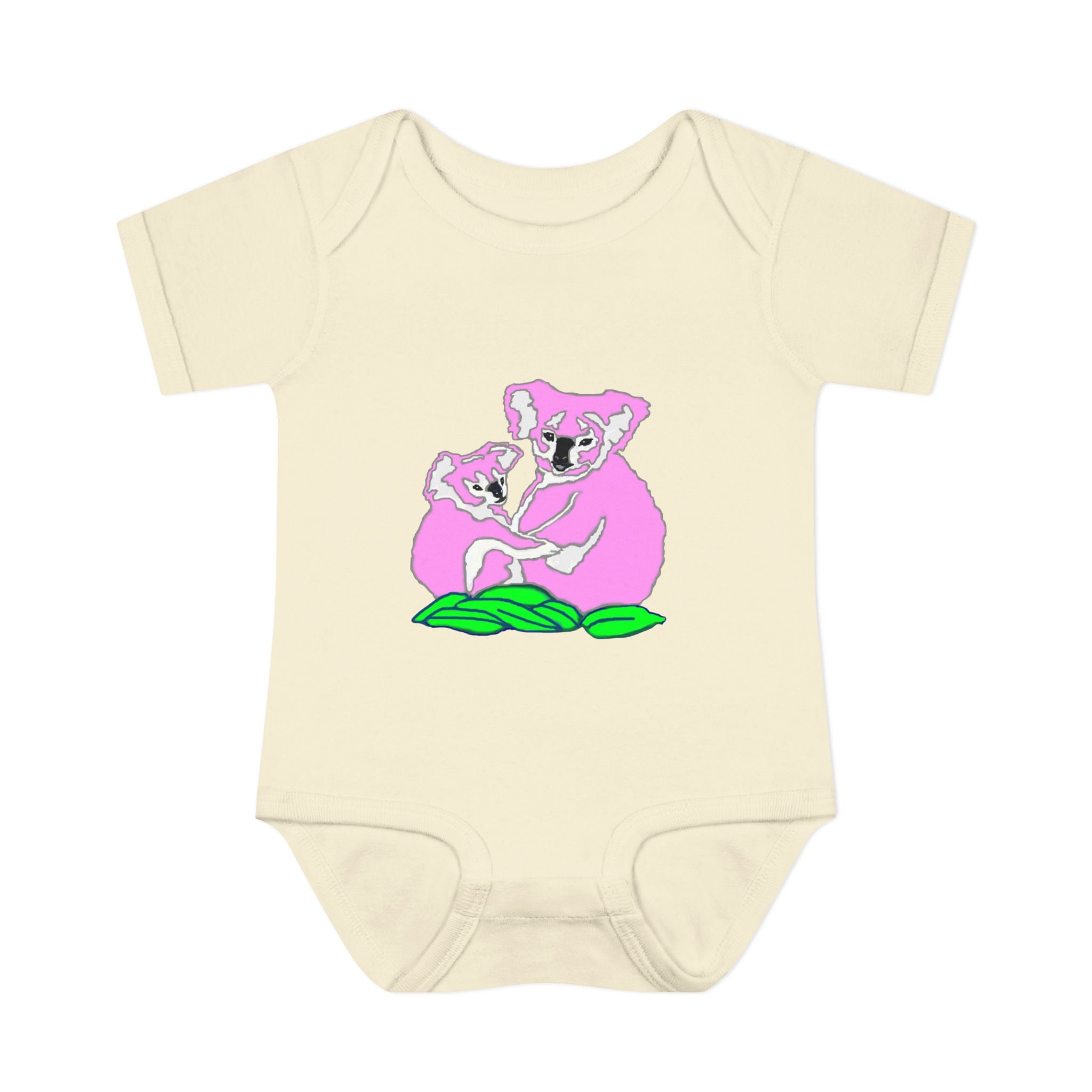 So Cute Pink Koalas designed by Studio Blitz Infant to 24 Mo. Bodysuit