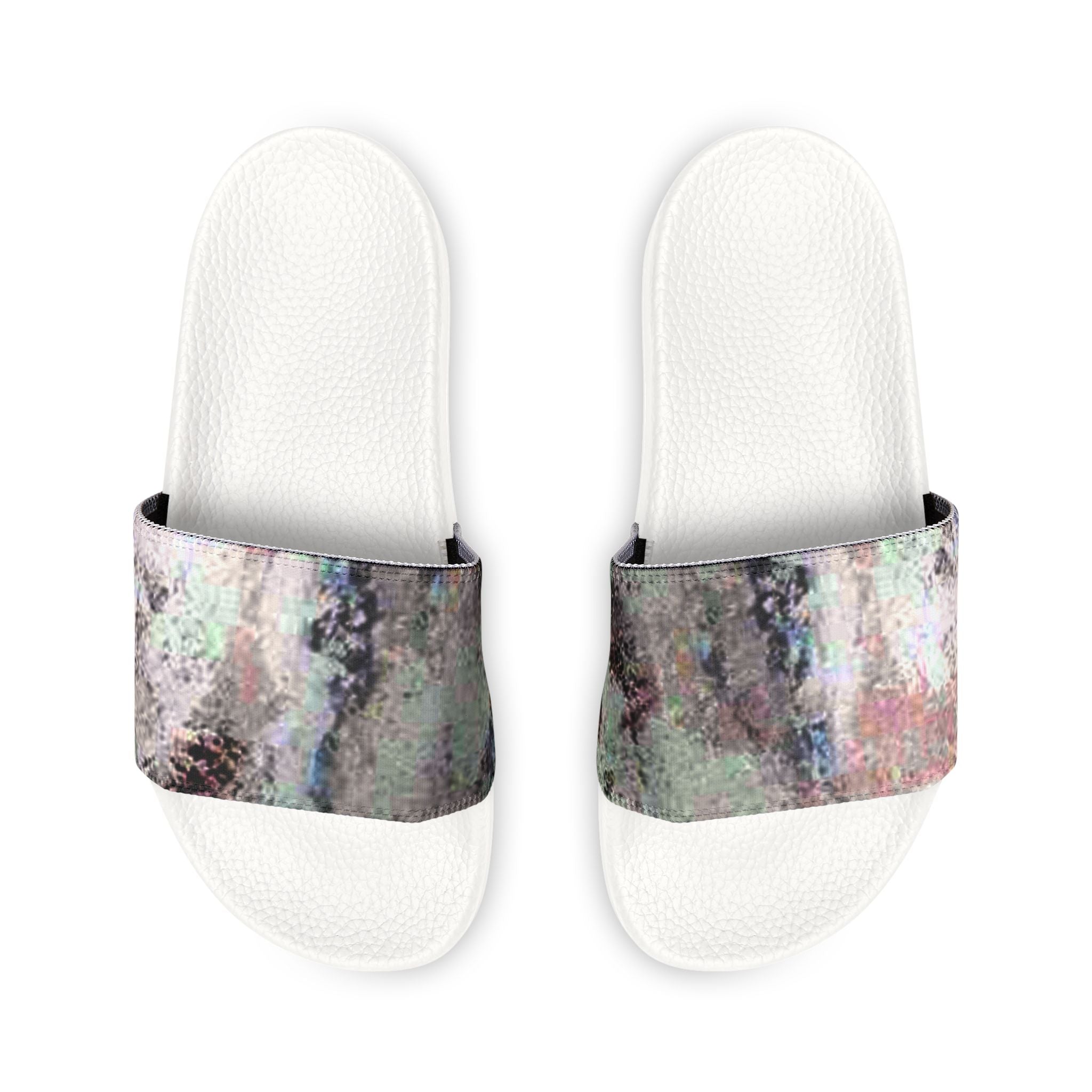 Youth Removable-Strap Sandals with Abstract Art Design by Studio Blitz