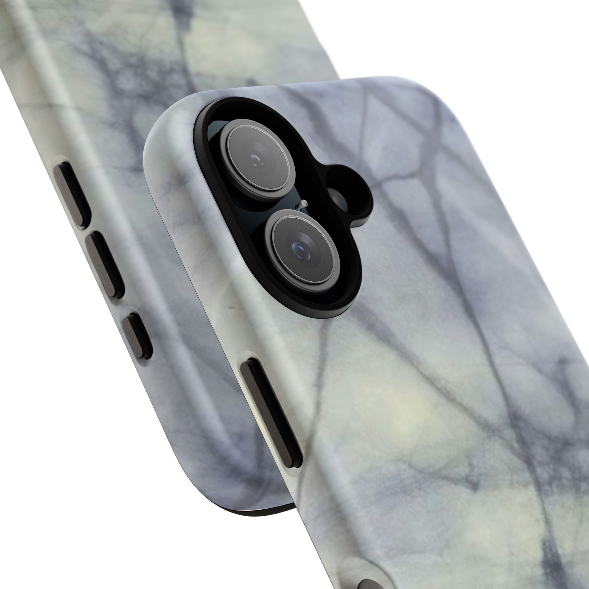 Phone Case, Eye-catching White Marble Look Tough Case by Studio Blitz