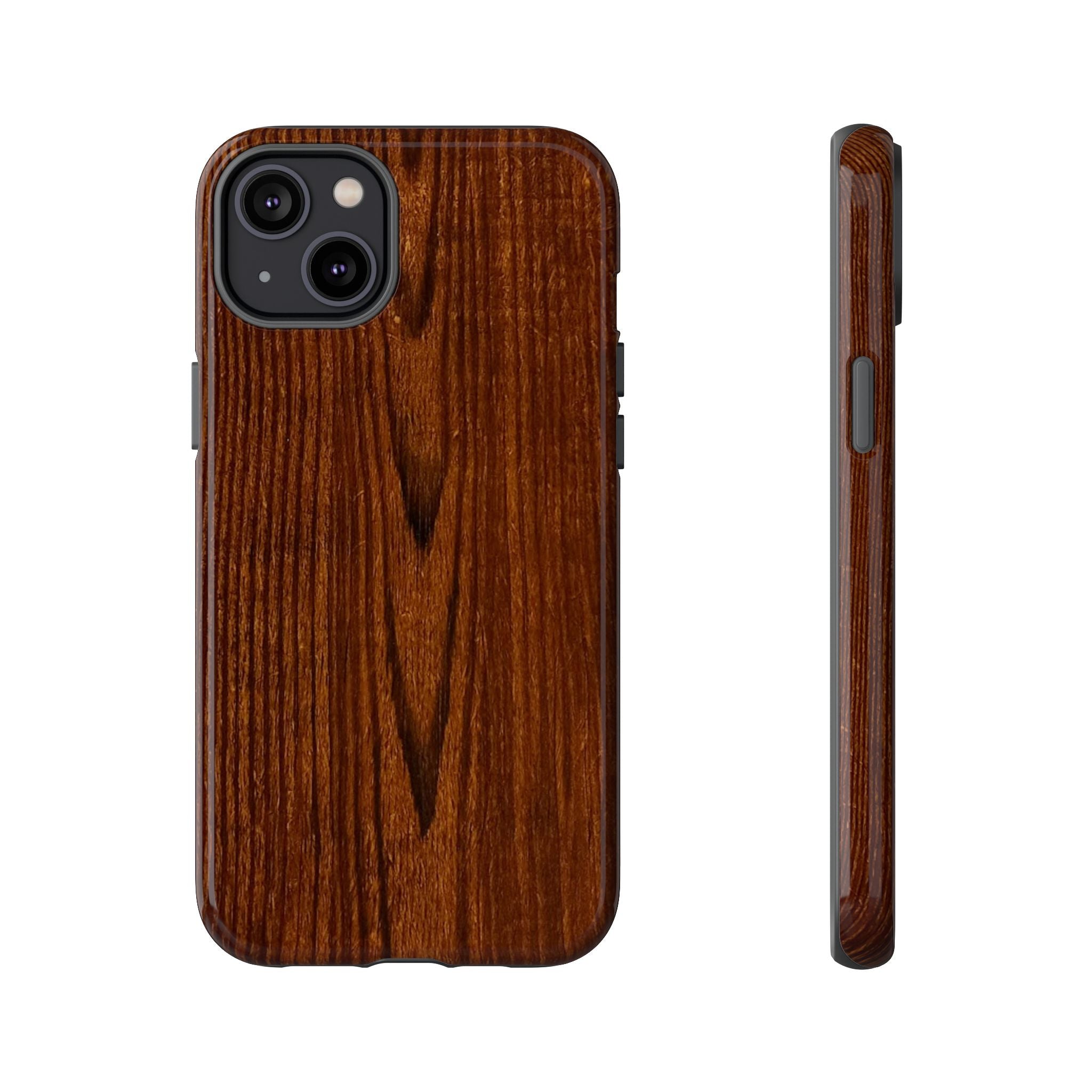 Tough Phone Case in Wooden Design by Studio Blitz