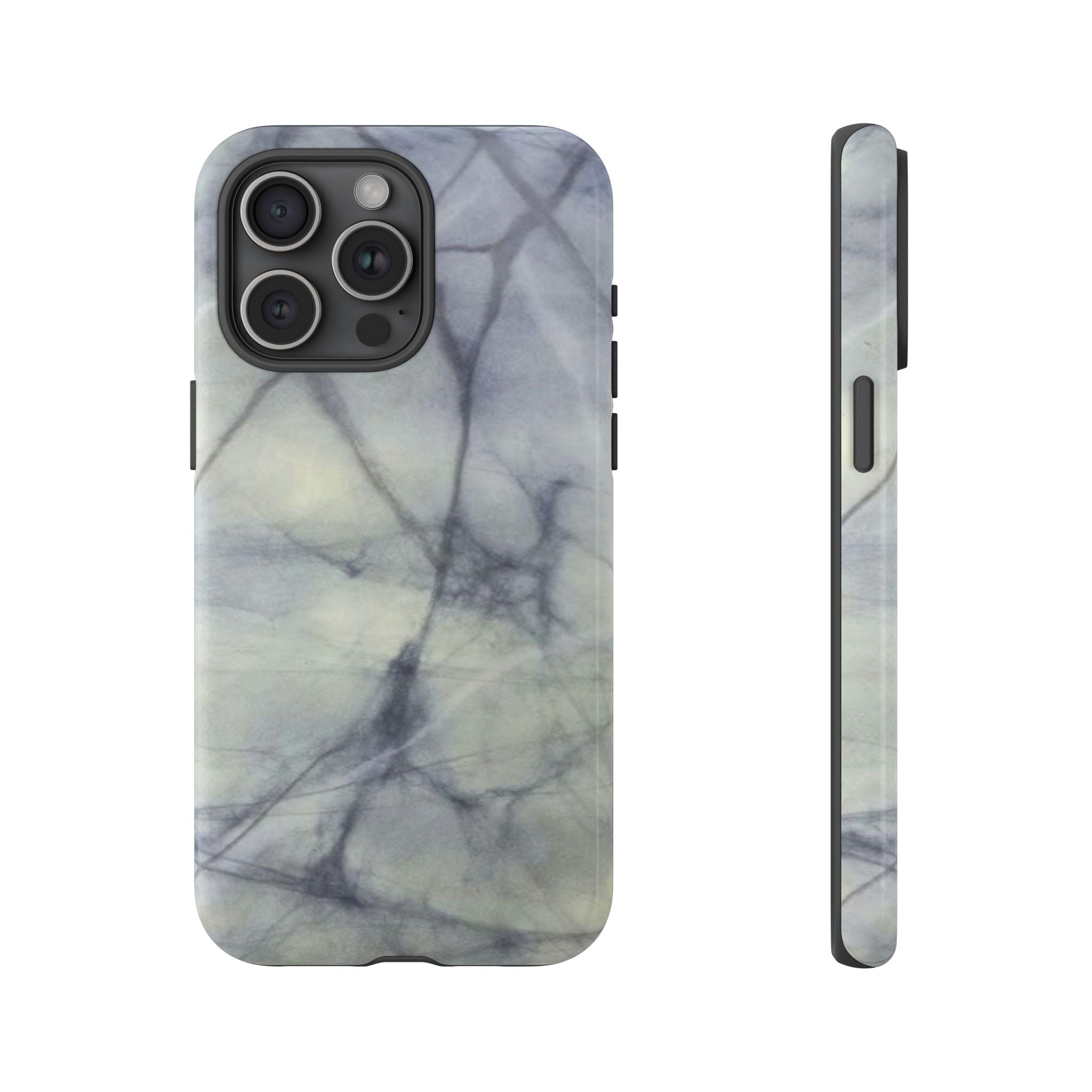 Phone Case, Eye-catching White Marble Look Tough Case by Studio Blitz