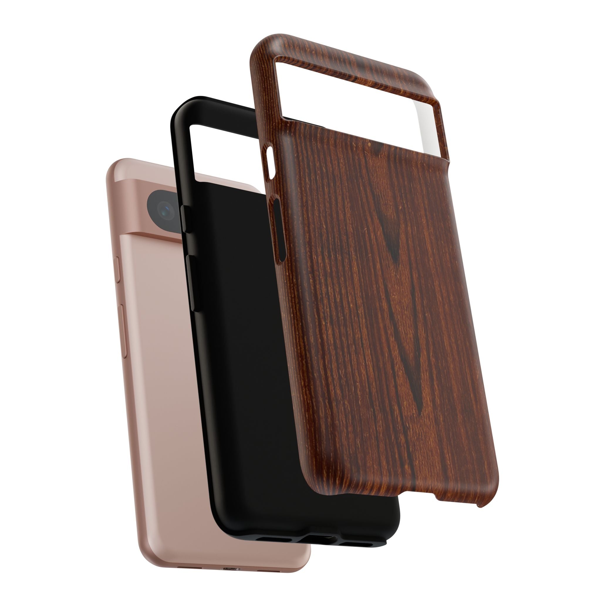 Tough Phone Case in Wooden Design by Studio Blitz