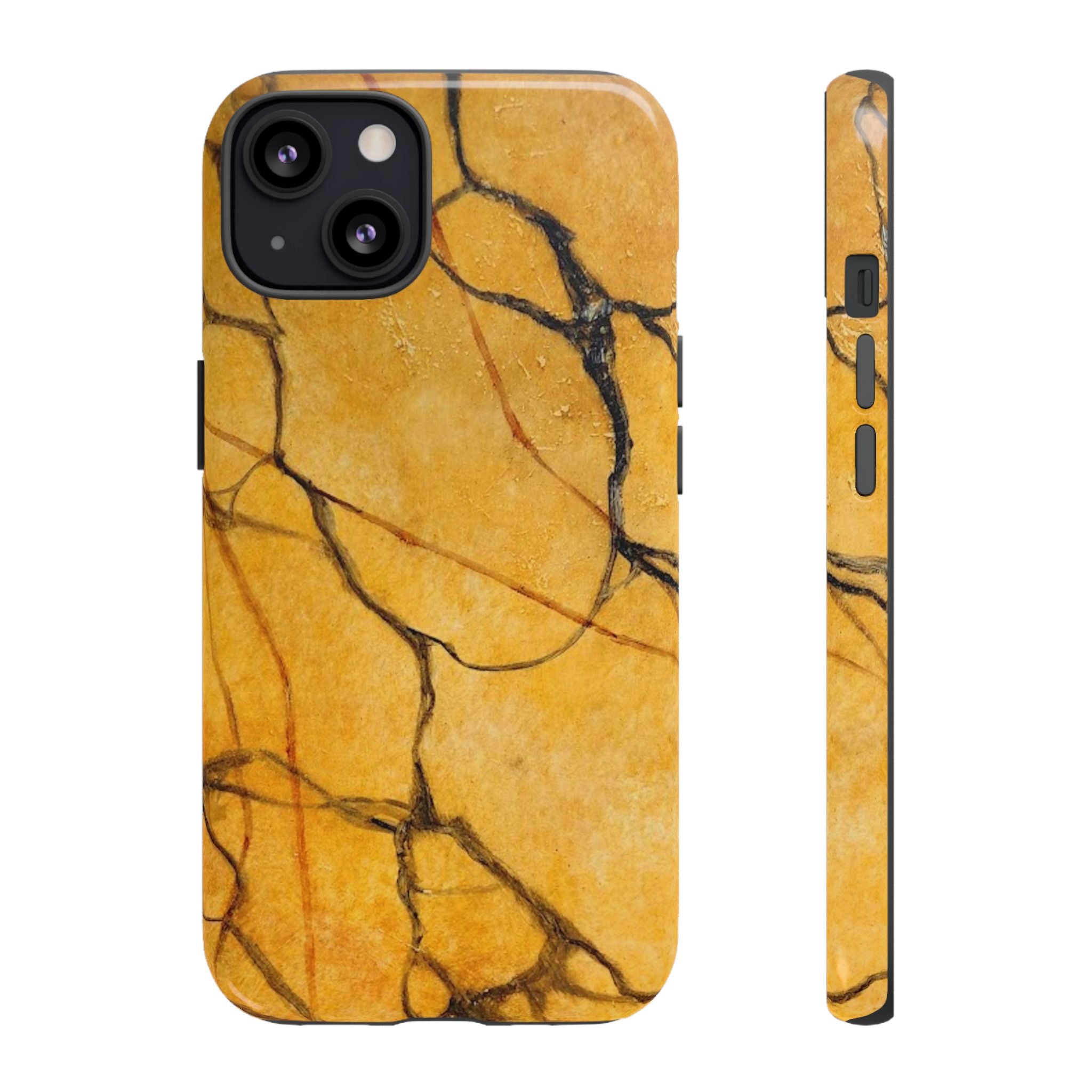 Sexy Gold Marbleized Phone Cases designed by Studio Blitz
