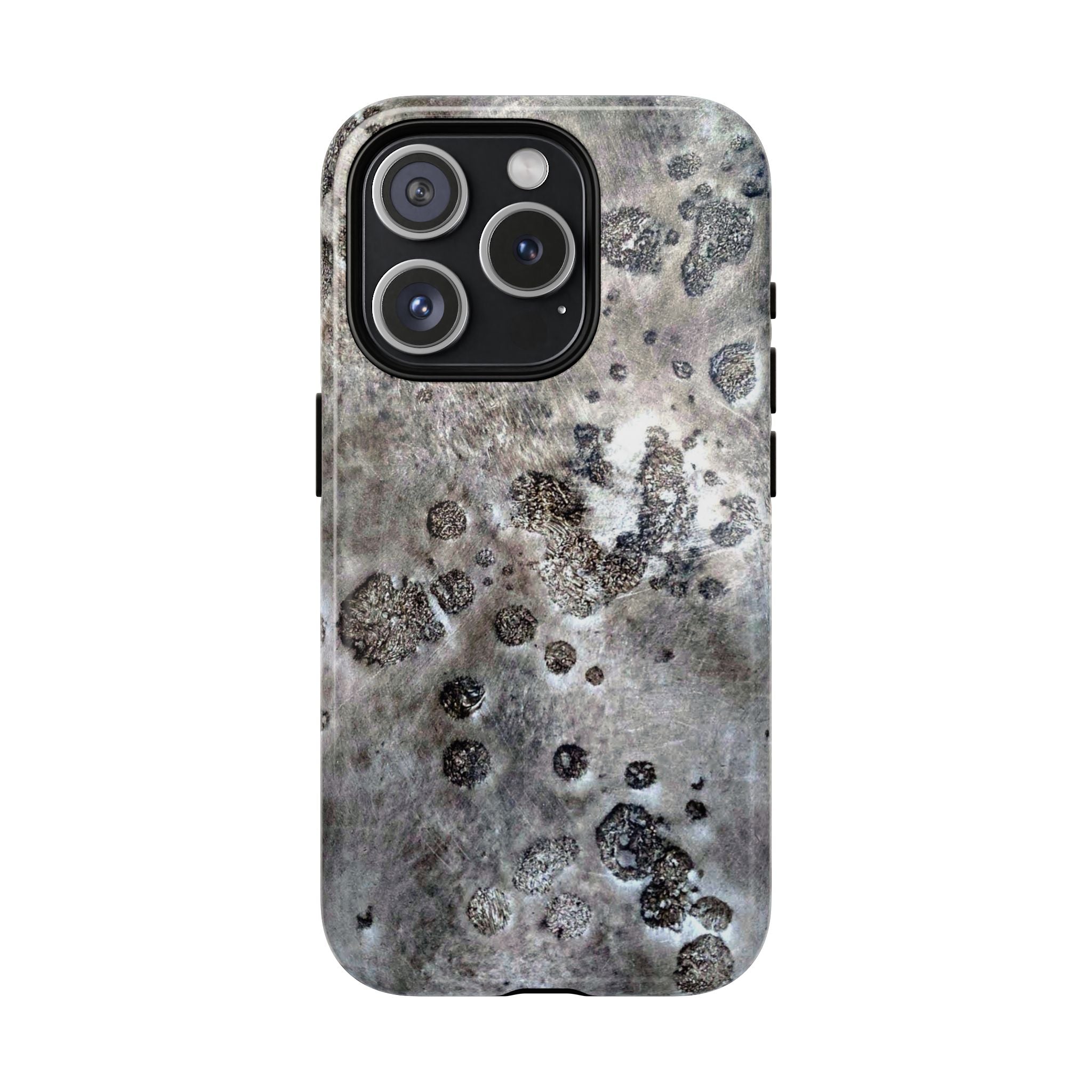 Tough Magnetic Phone Case with Moon Rock Art Design by Studio Blitz