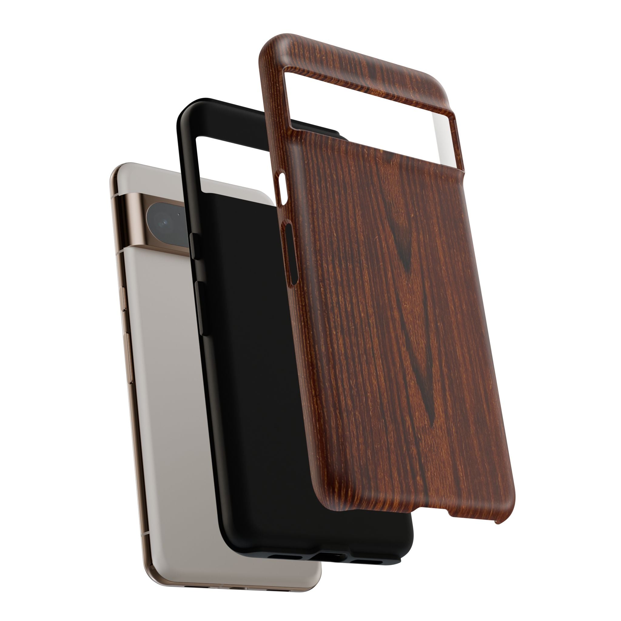 Tough Phone Case in Wooden Design by Studio Blitz
