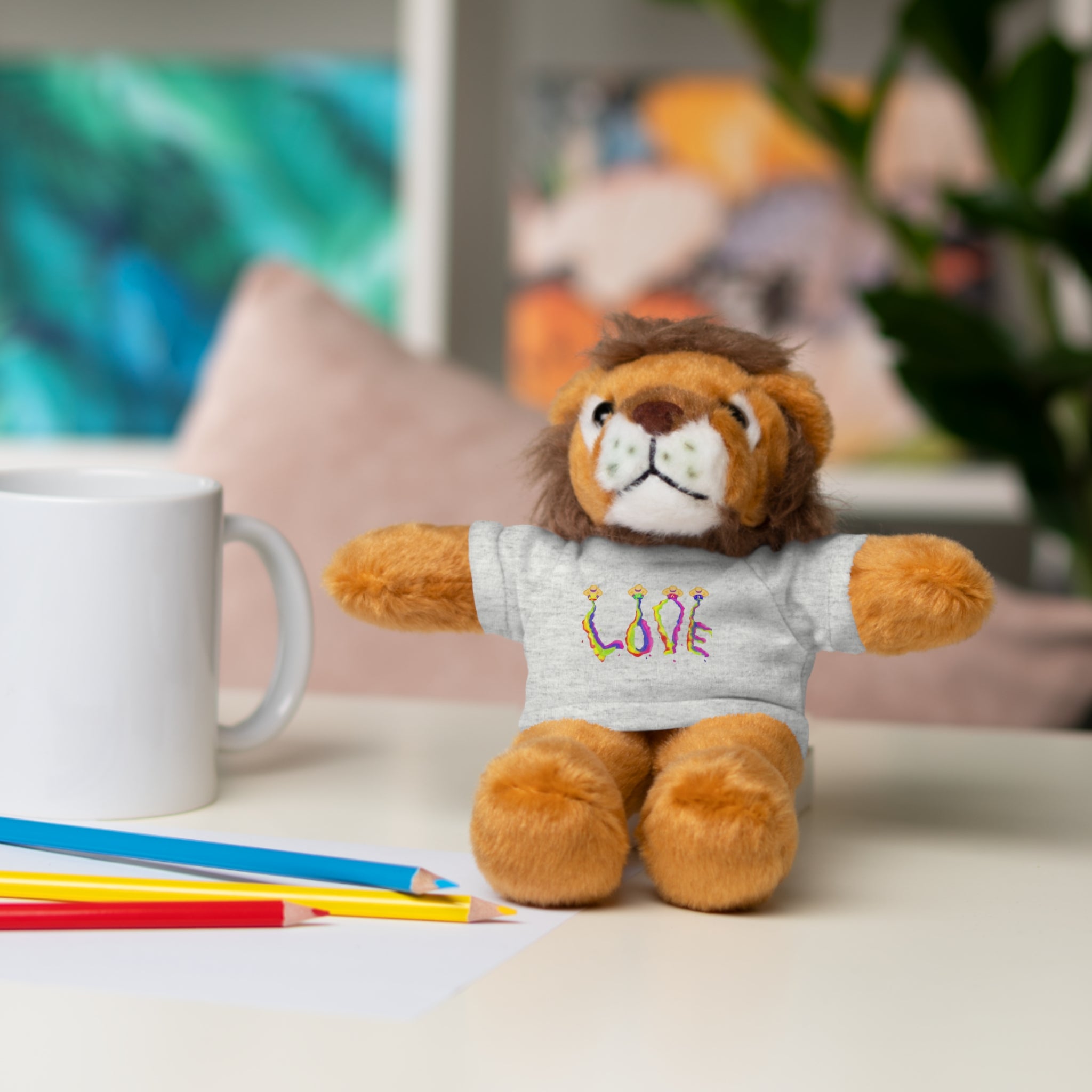 Loveable Stuffed Animals with a Love Tee by Studio Blitz