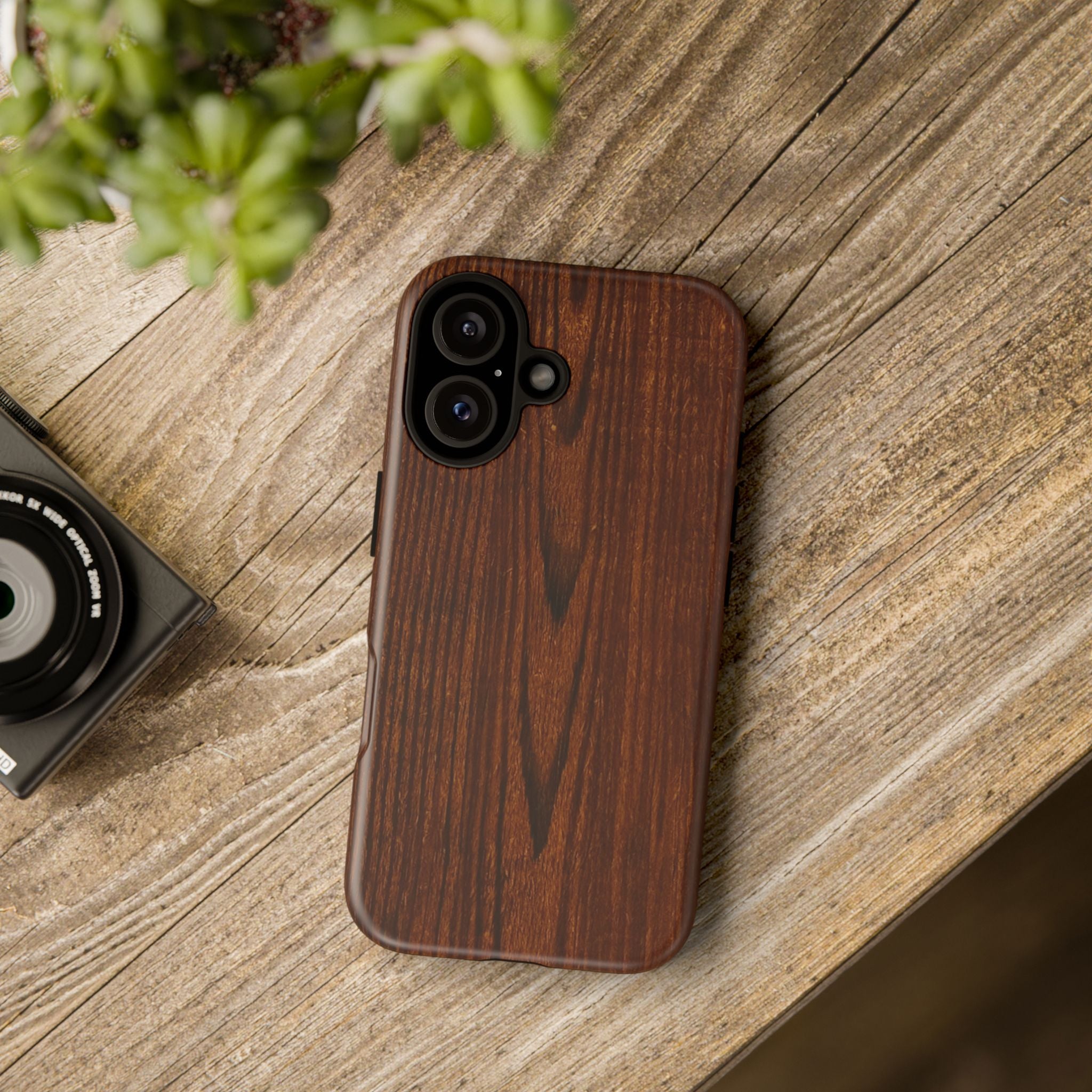 Tough Phone Case in Wooden Design by Studio Blitz