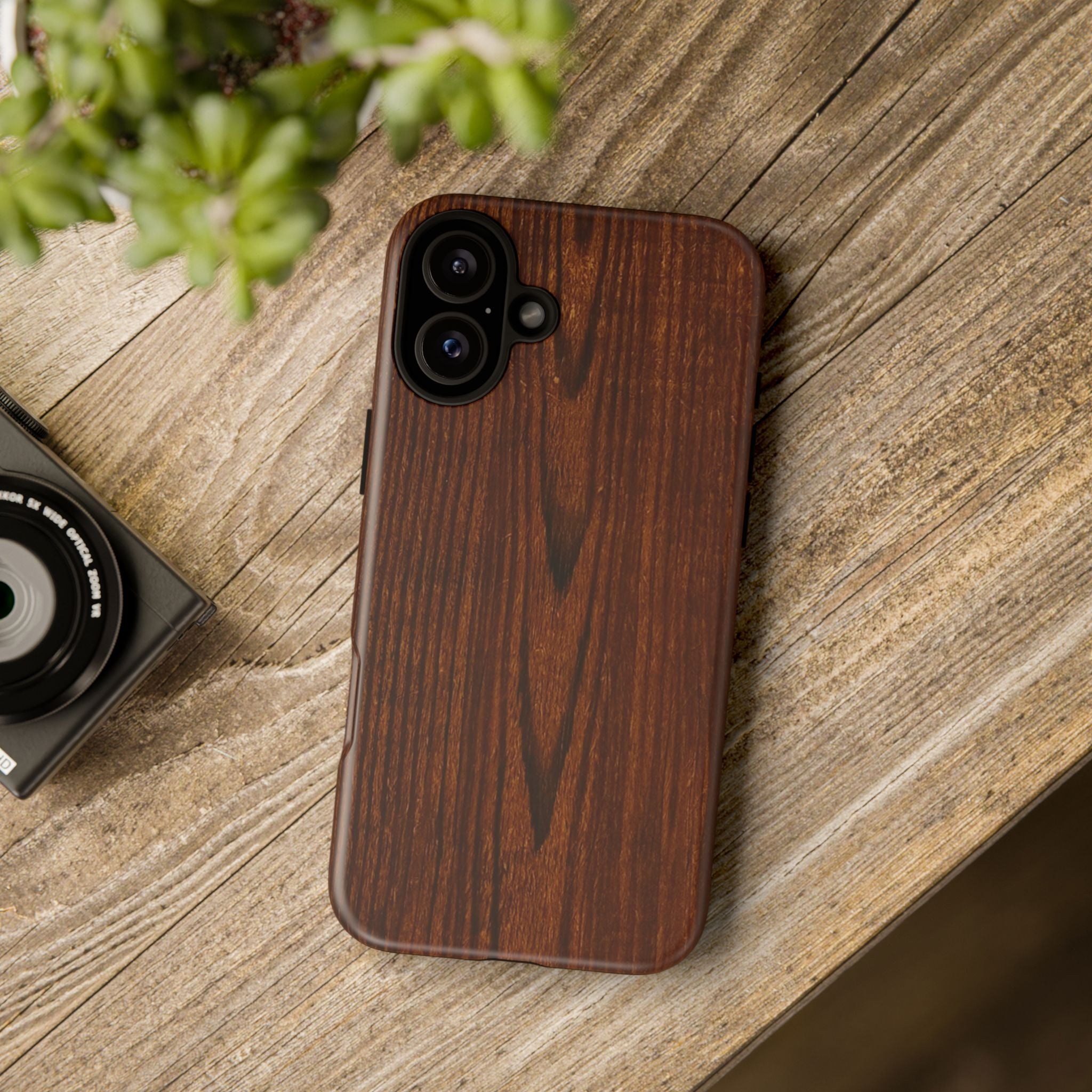 Tough Phone Case in Wooden Design by Studio Blitz