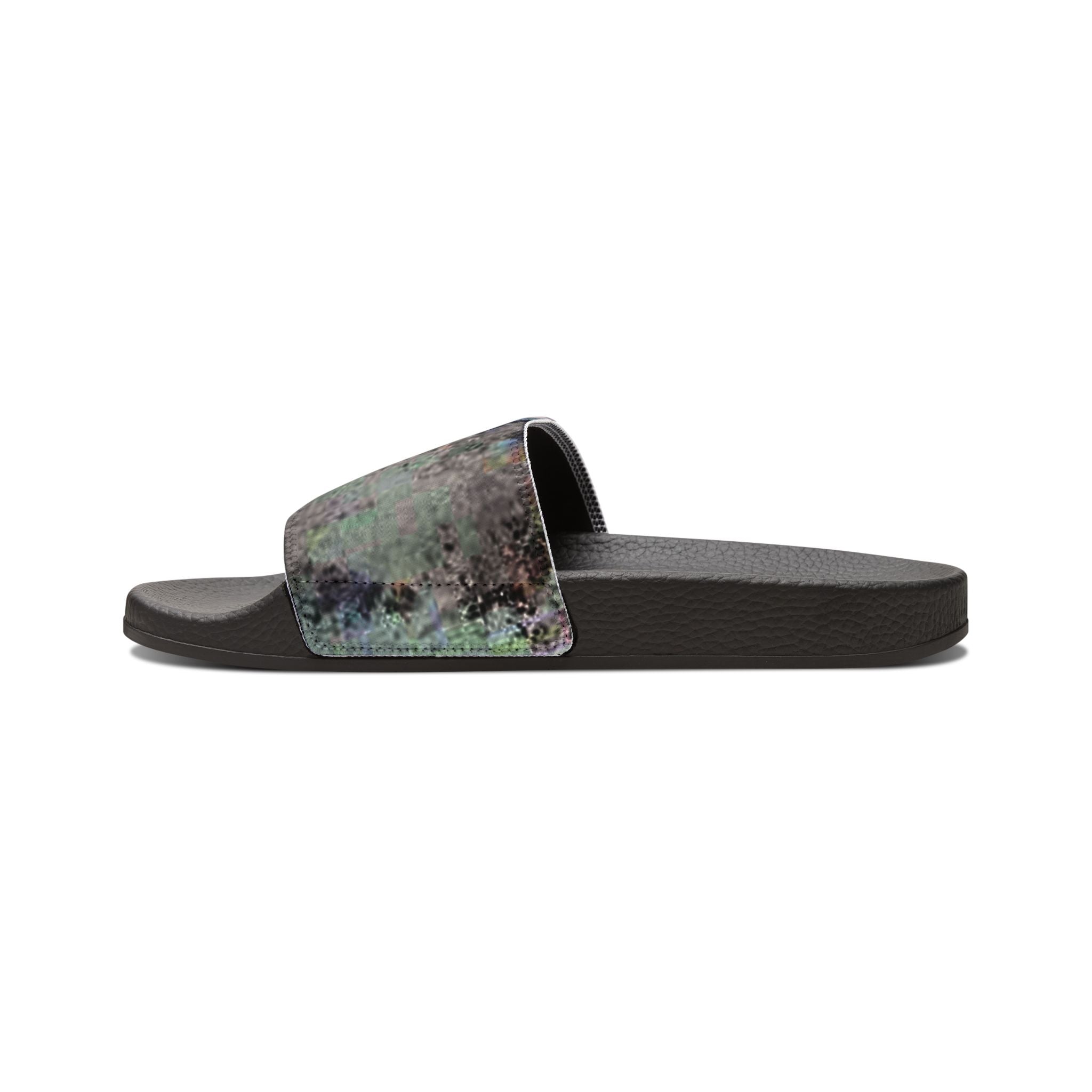 Youth Removable-Strap Sandals with Abstract Art Design by Studio Blitz