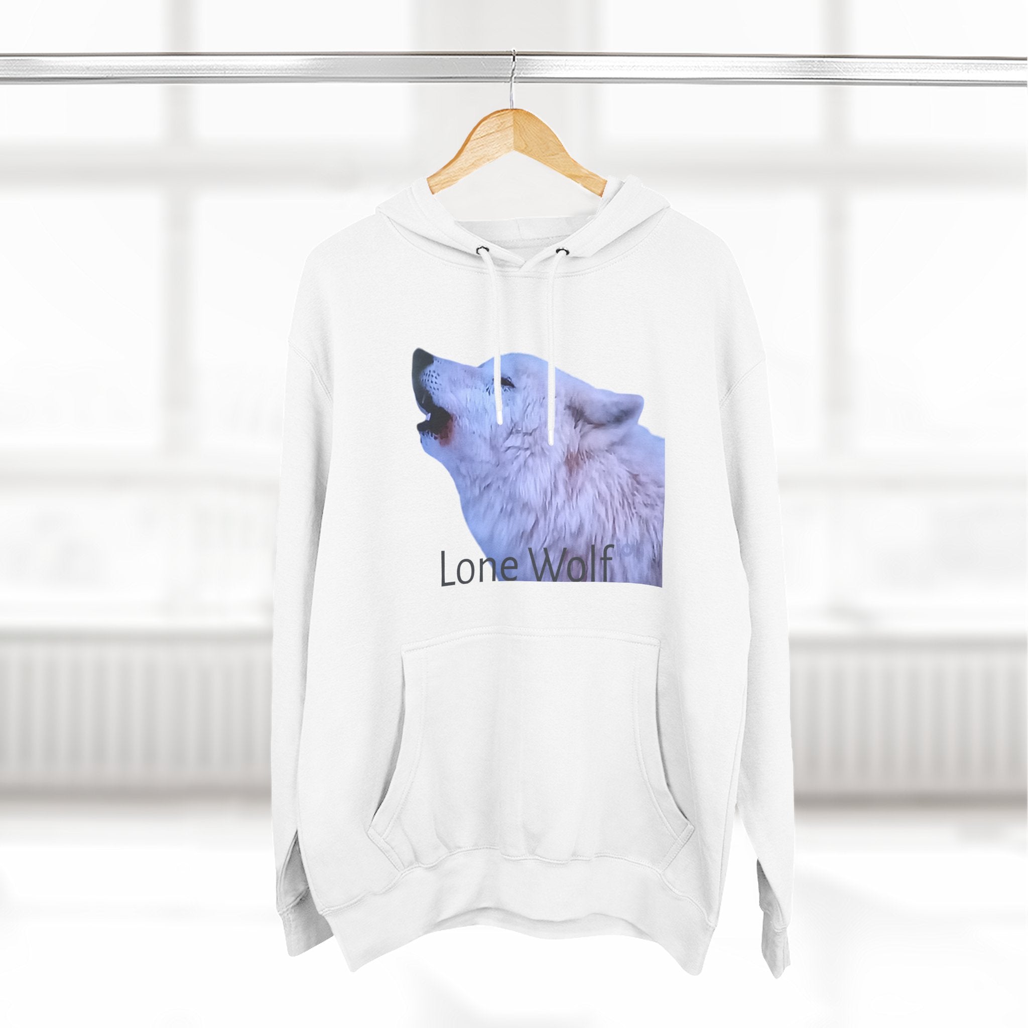 Premium Lone Wolf Hoodie by Studio Blitz