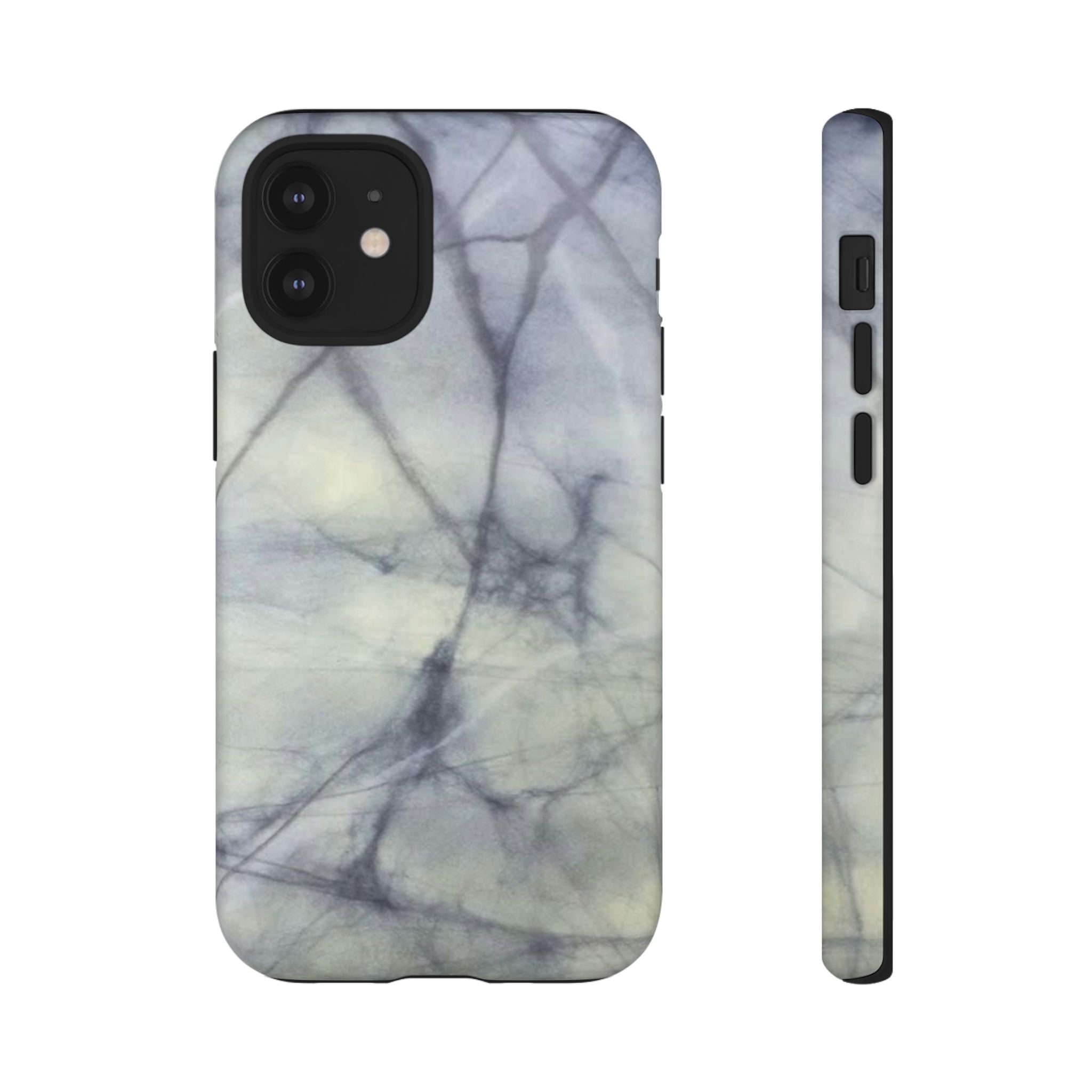 Phone Case, Eye-catching White Marble Look Tough Case by Studio Blitz