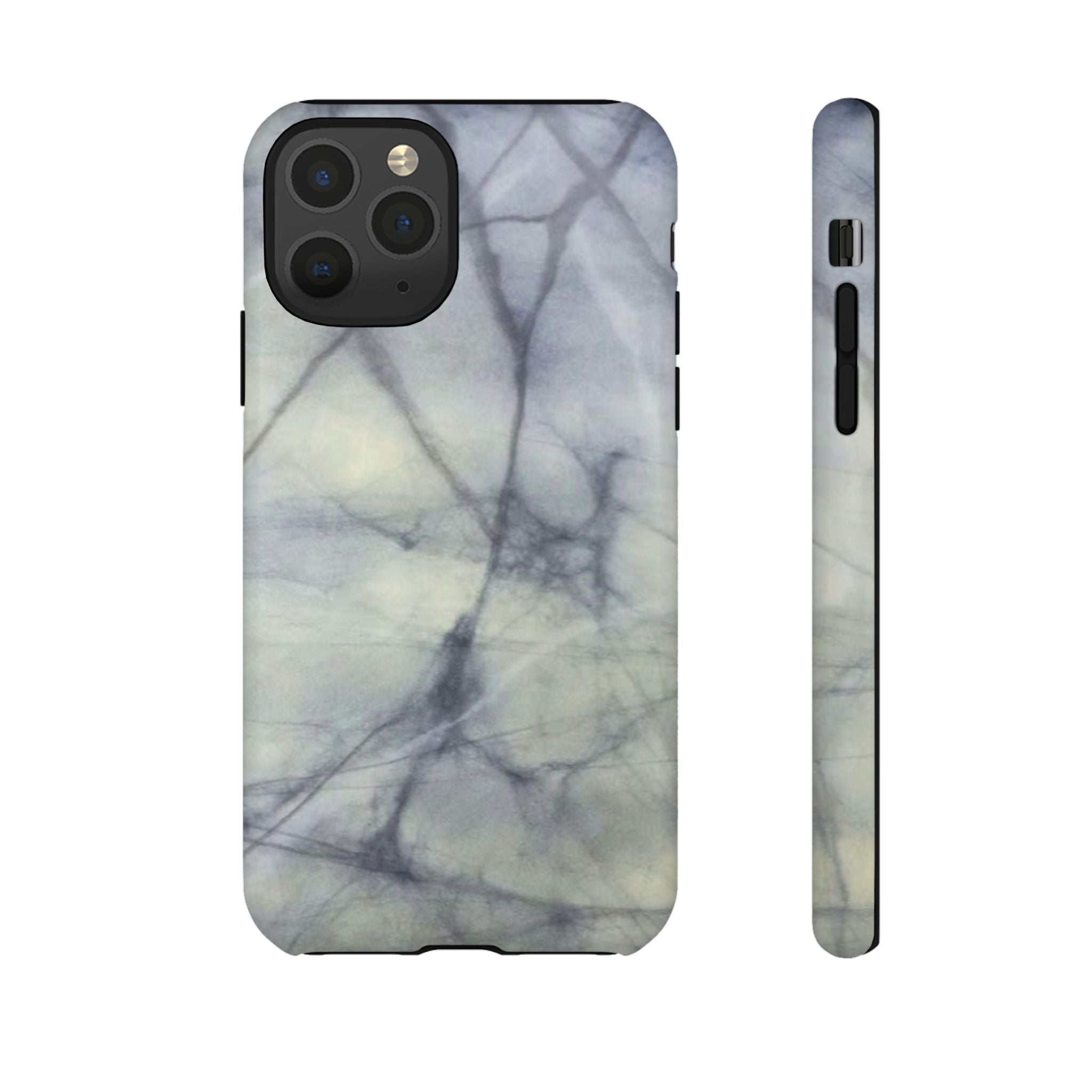 Phone Case, Eye-catching White Marble Look Tough Case by Studio Blitz