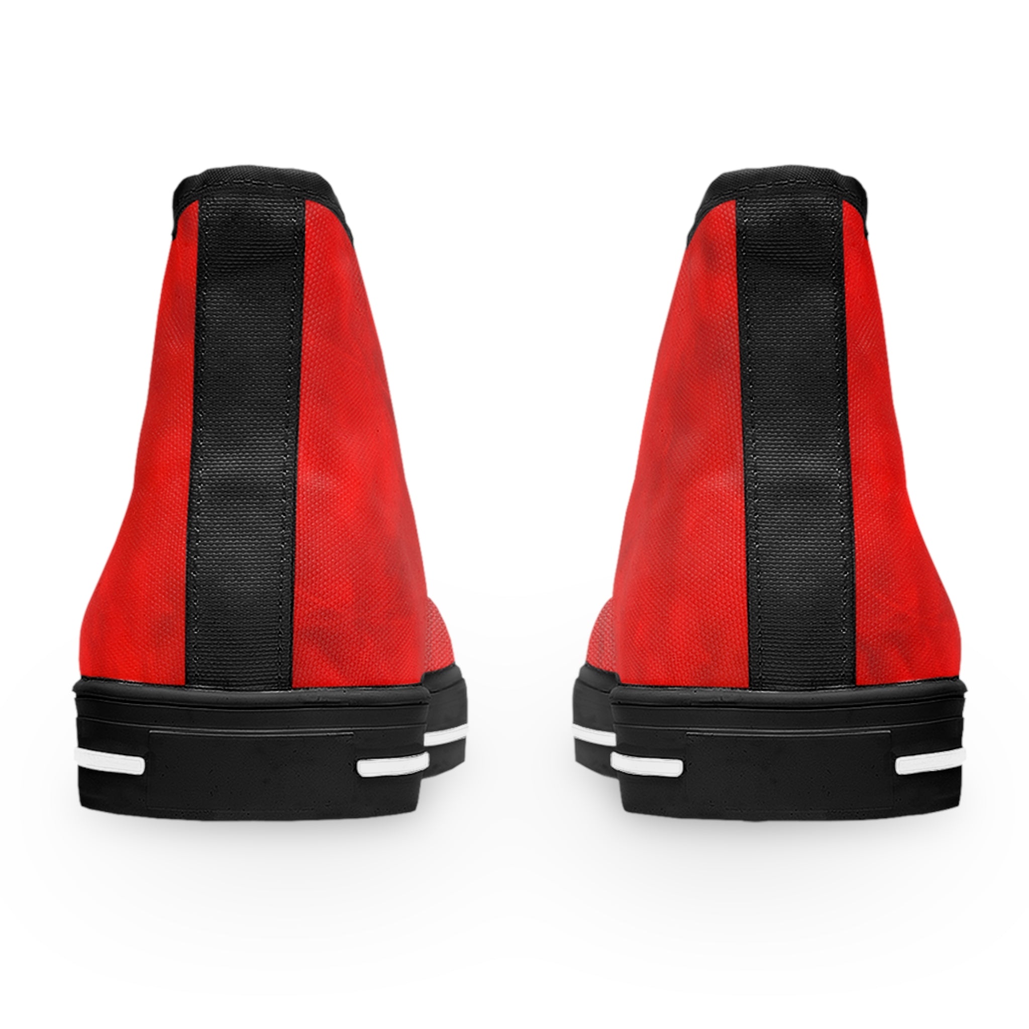 High Top Sneakers - Trendy Red Art Design by Studio Blitz