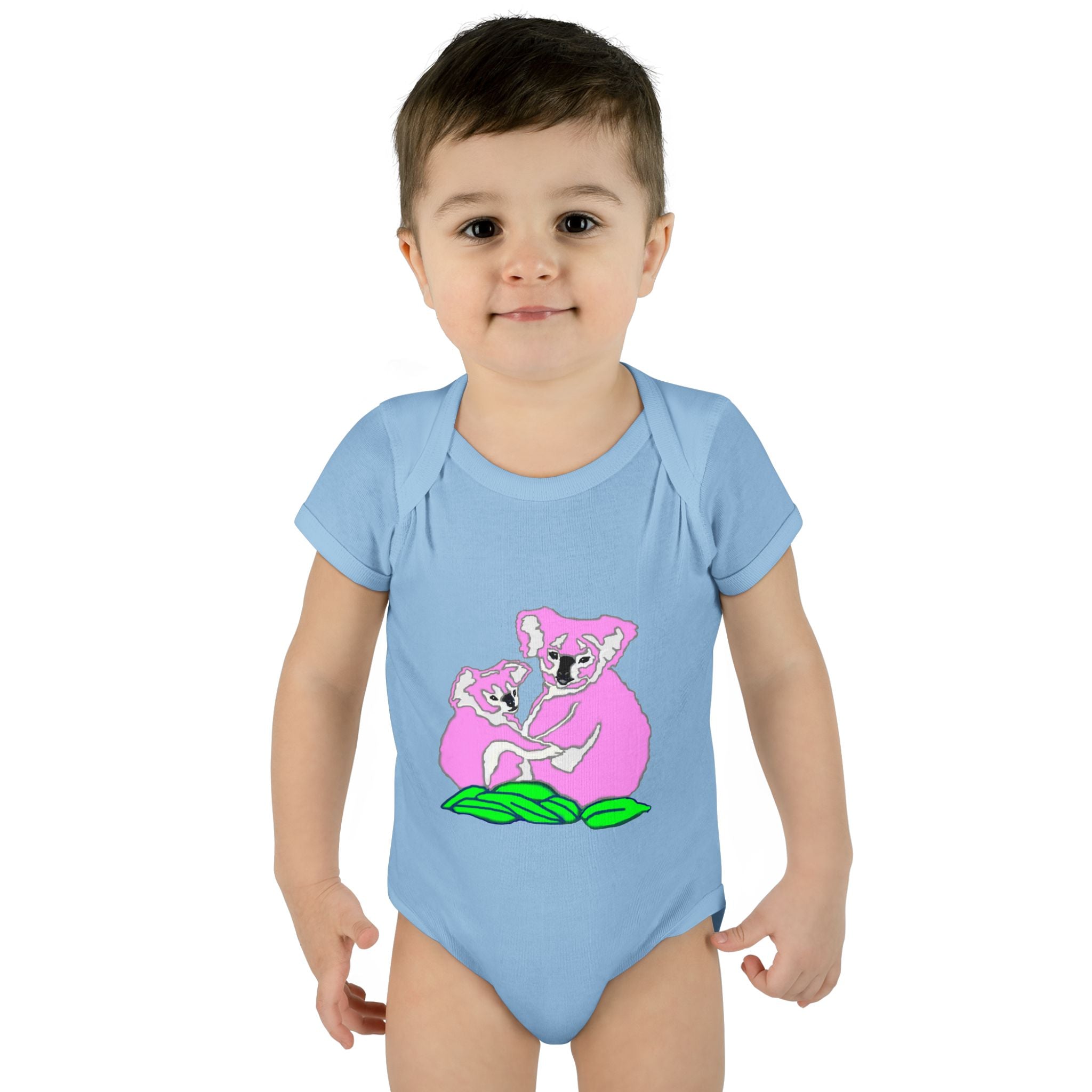 So Cute Pink Koalas designed by Studio Blitz Infant to 24 Mo. Bodysuit