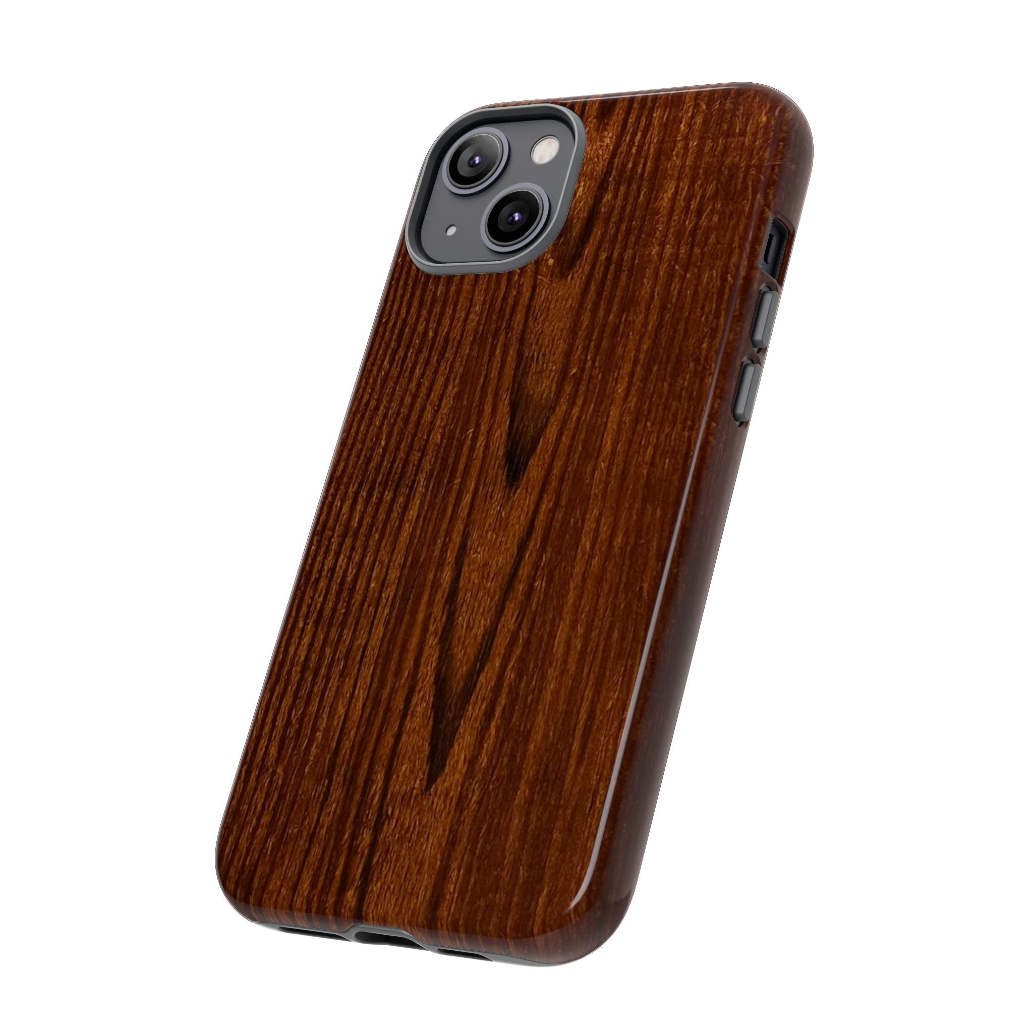 Tough Phone Case in Wooden Design by Studio Blitz