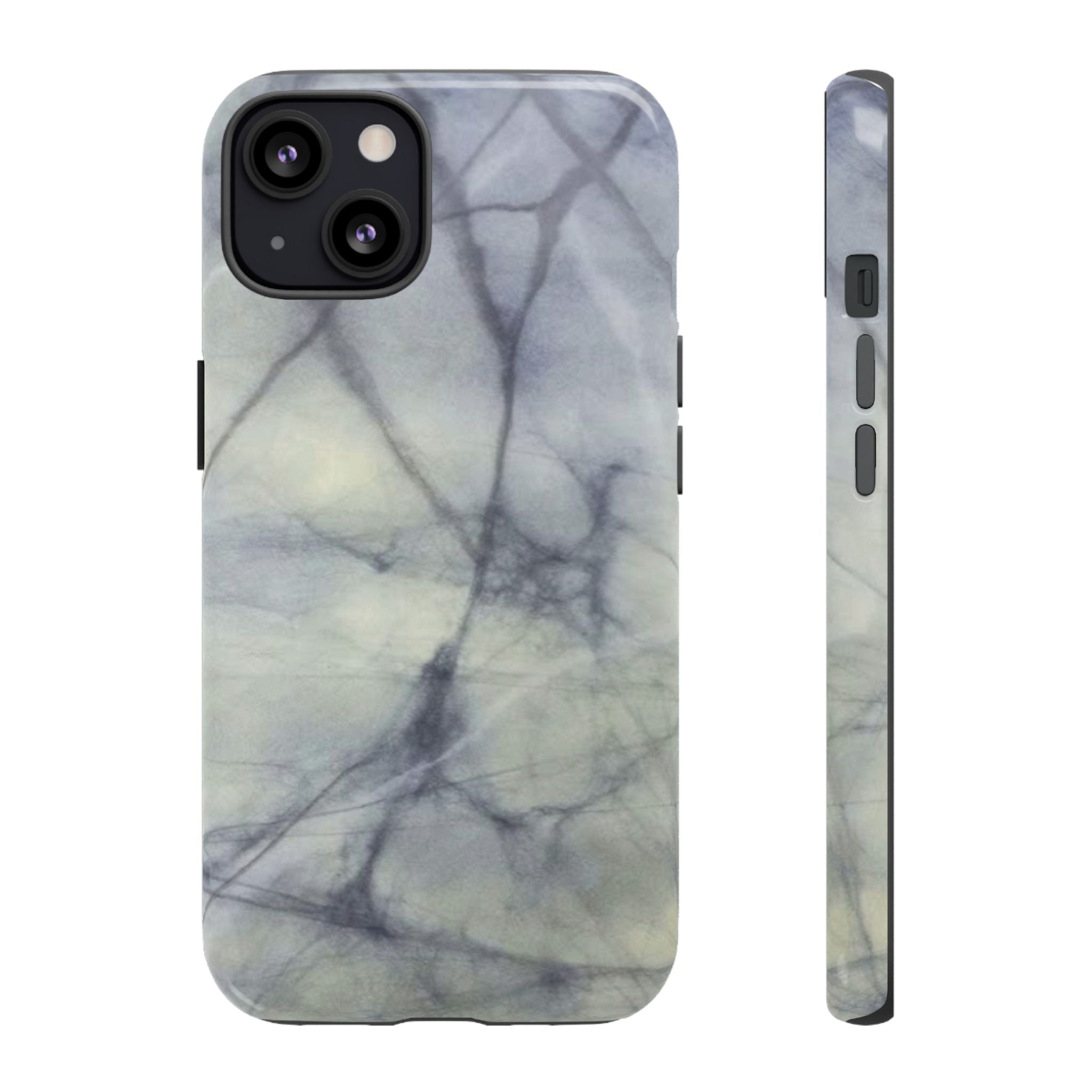 Phone Case, Eye-catching White Marble Look Tough Case by Studio Blitz