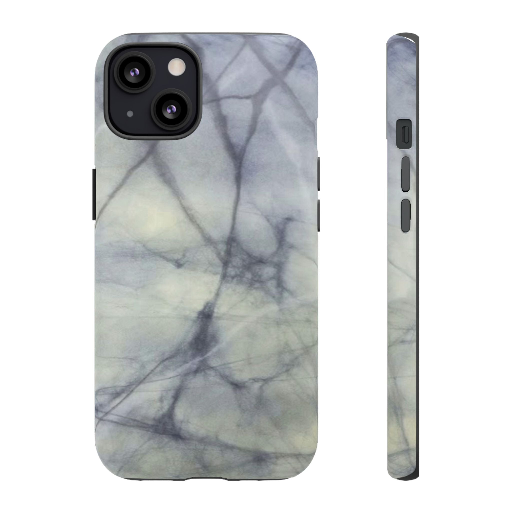 Phone Case, Eye-catching White Marble Look Tough Case by Studio Blitz