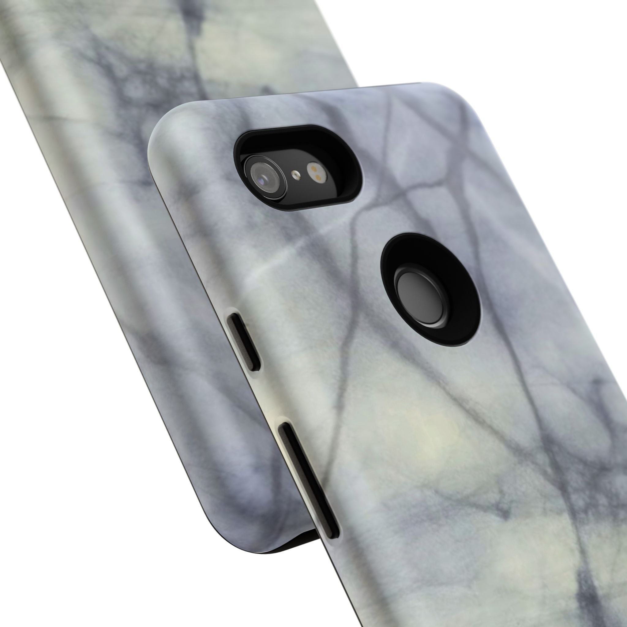 Phone Case, Eye-catching White Marble Look Tough Case by Studio Blitz