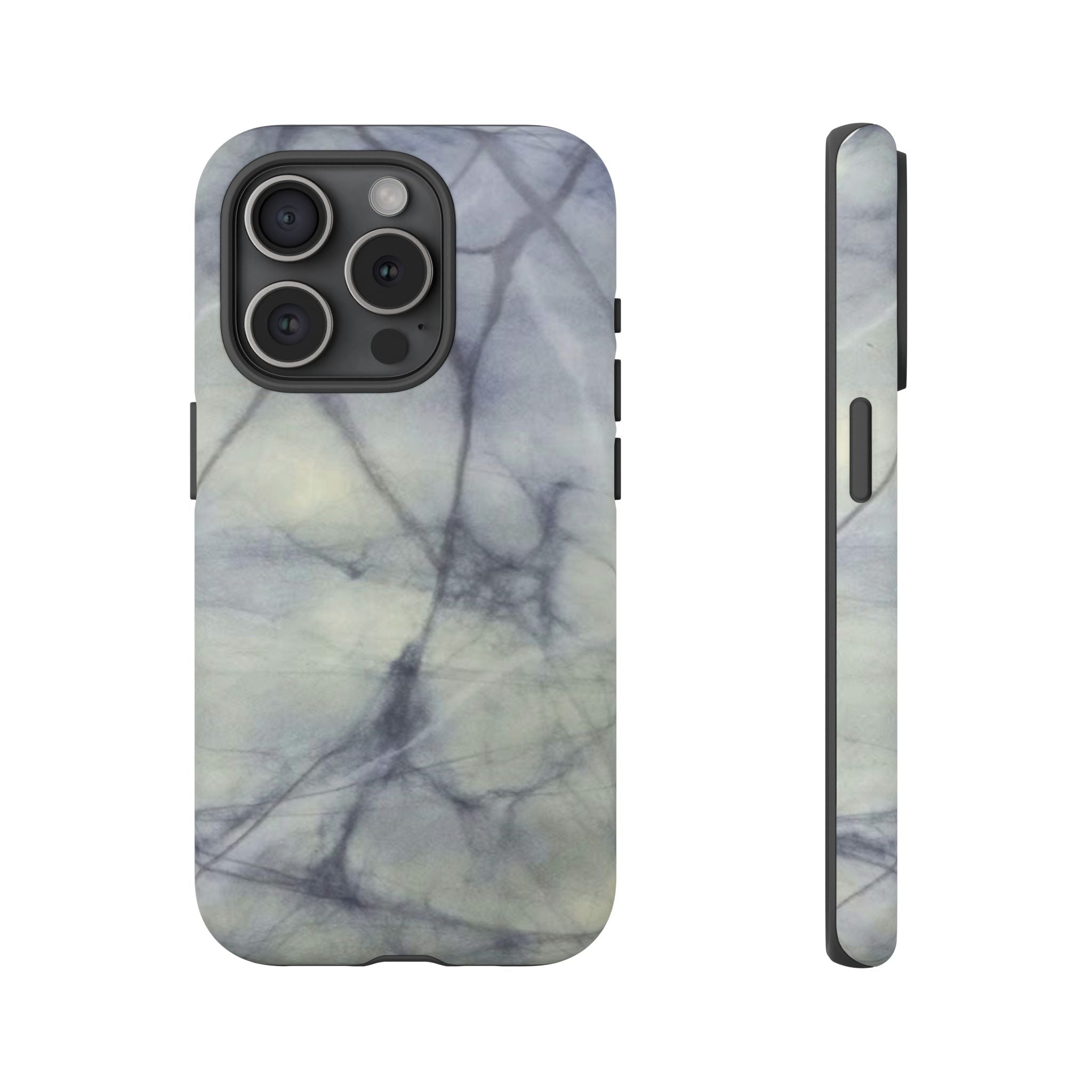 Phone Case, Eye-catching White Marble Look Tough Case by Studio Blitz