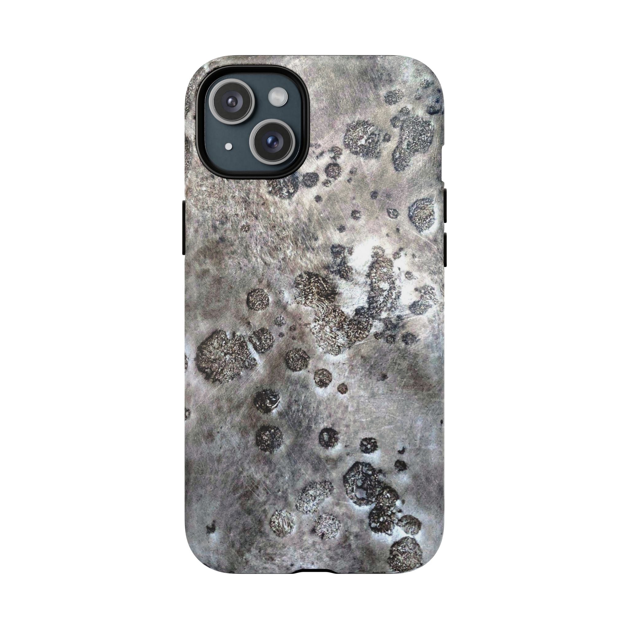 Tough Magnetic Phone Case with Moon Rock Art Design by Studio Blitz