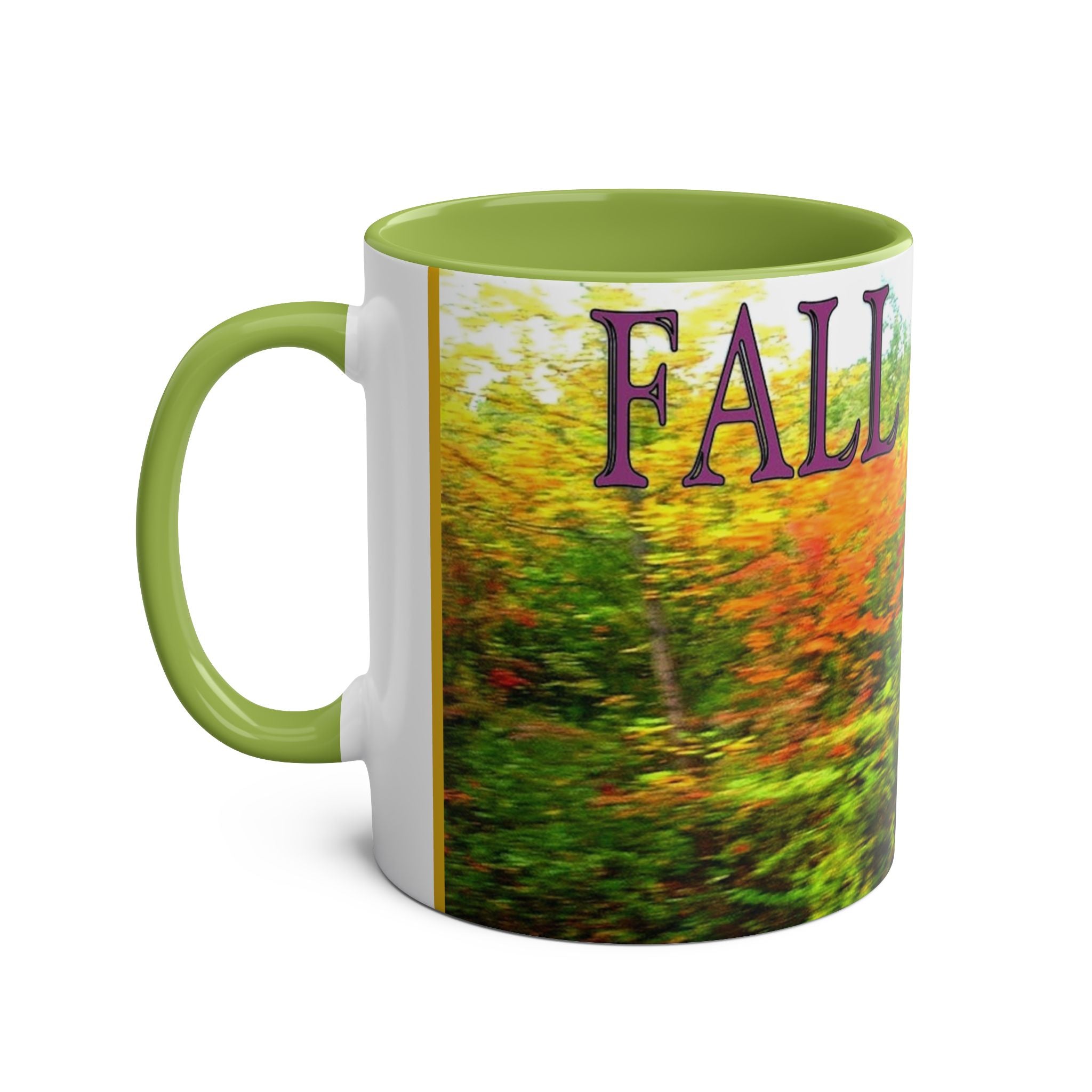 Autumn Vibes Two-Tone Coffee Mug, 11oz - Studio Blitz Design