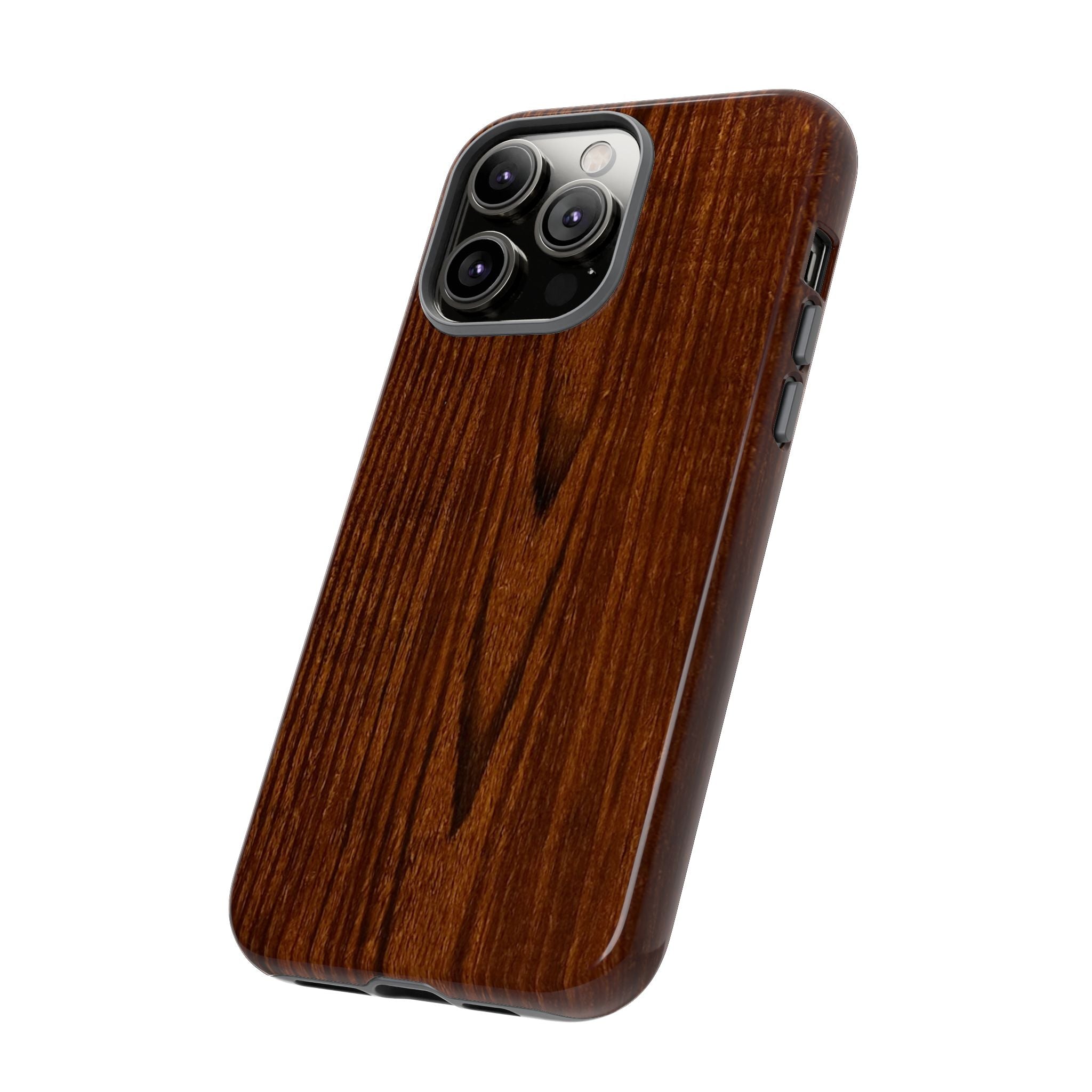Tough Phone Case in Wooden Design by Studio Blitz