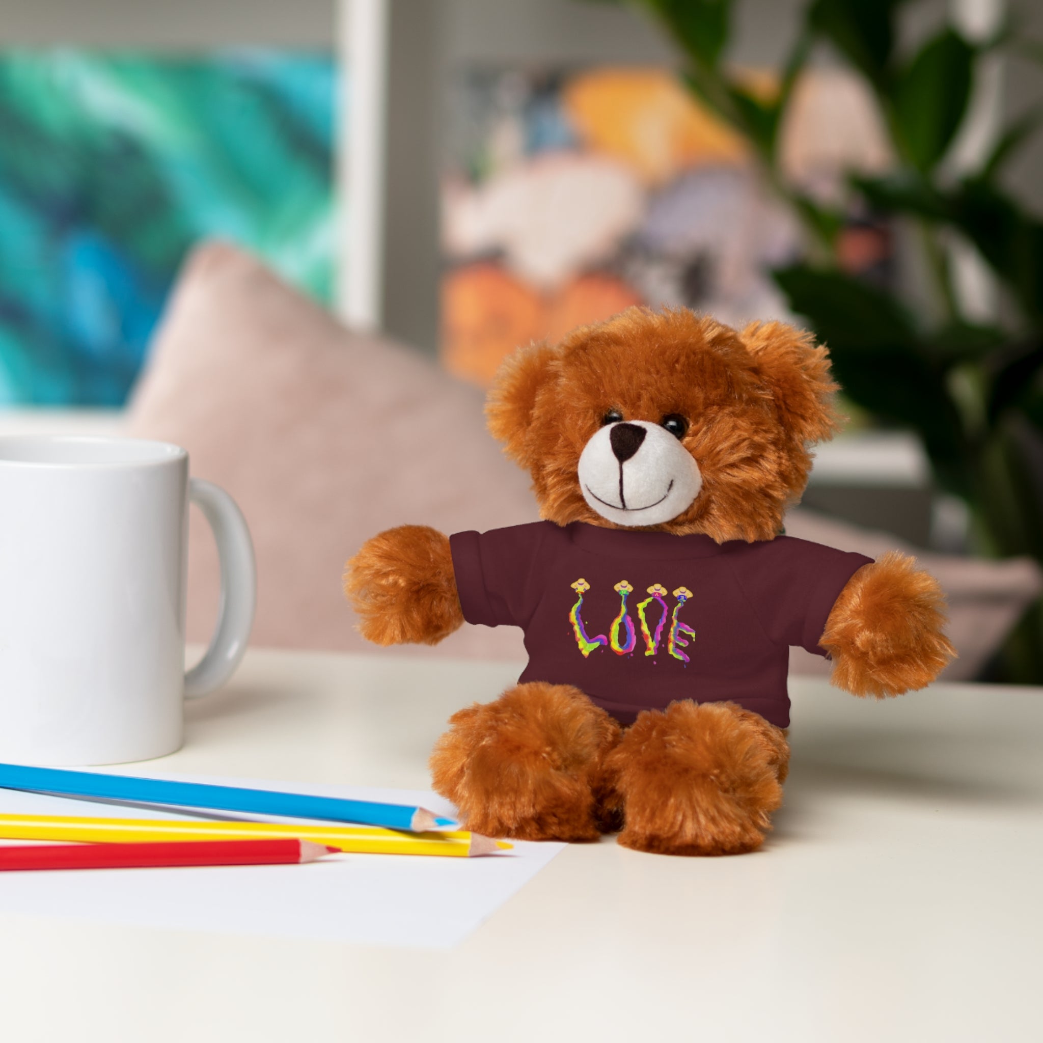 Loveable Stuffed Animals with a Love Tee by Studio Blitz