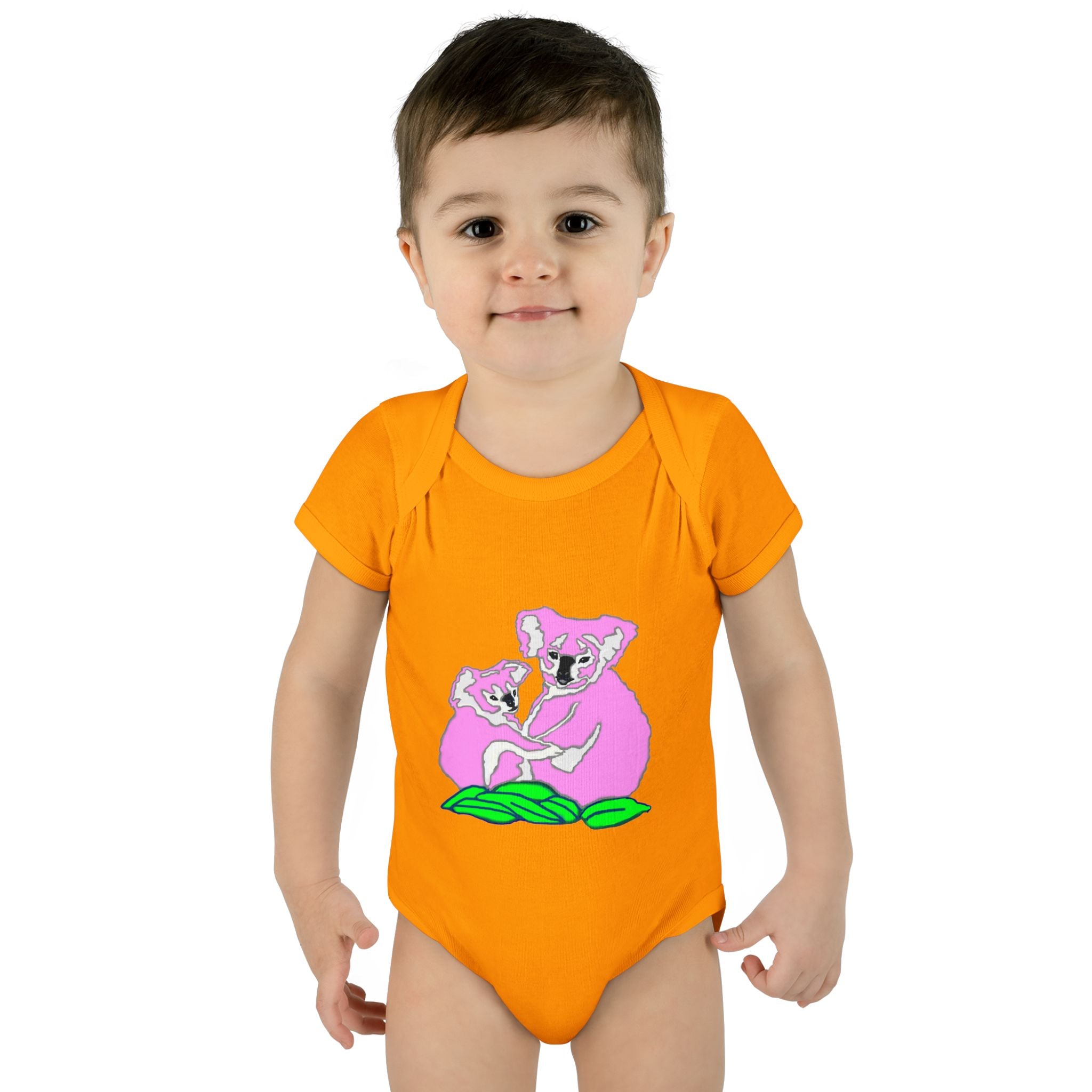 So Cute Pink Koalas designed by Studio Blitz Infant to 24 Mo. Bodysuit