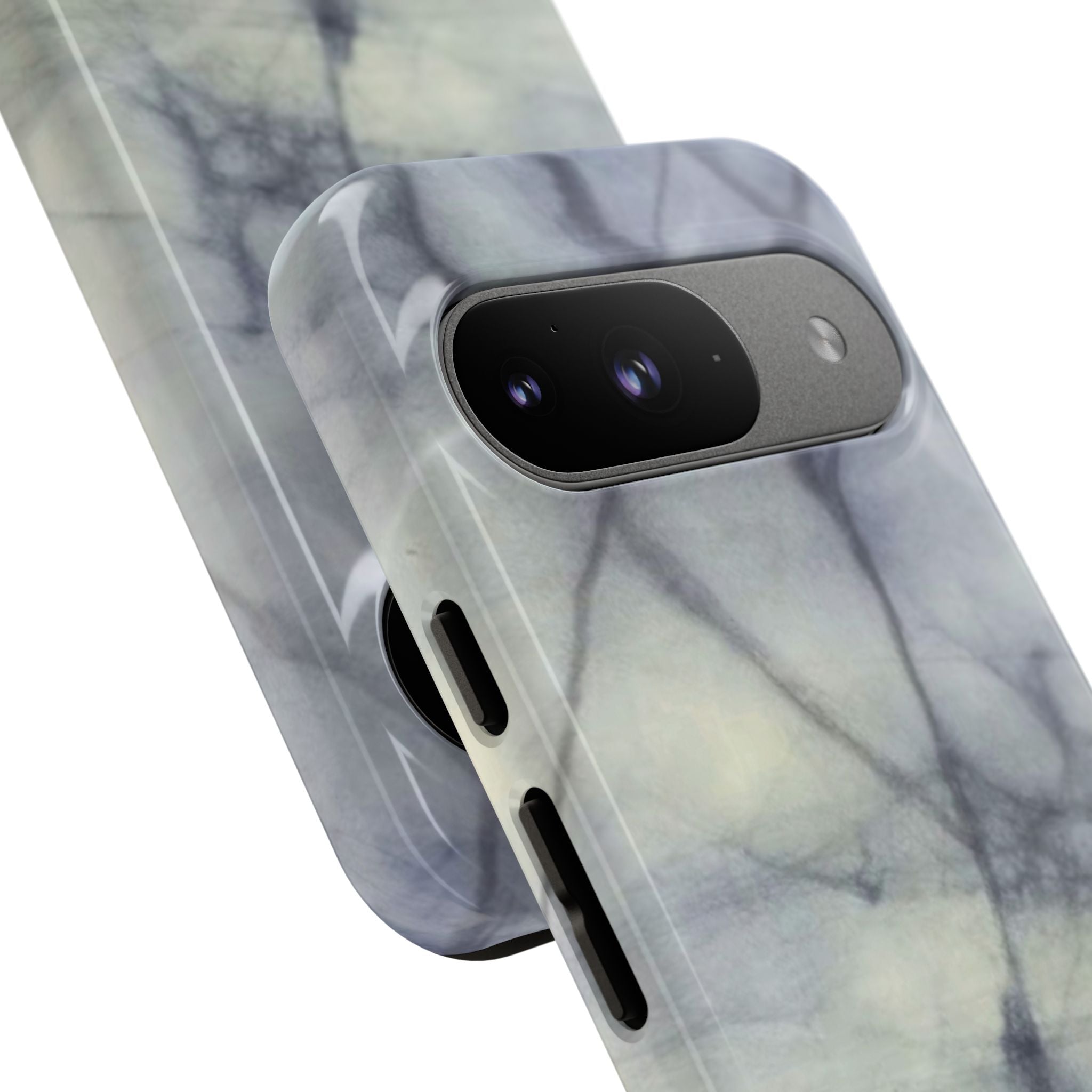 Phone Case, Eye-catching White Marble Look Tough Case by Studio Blitz