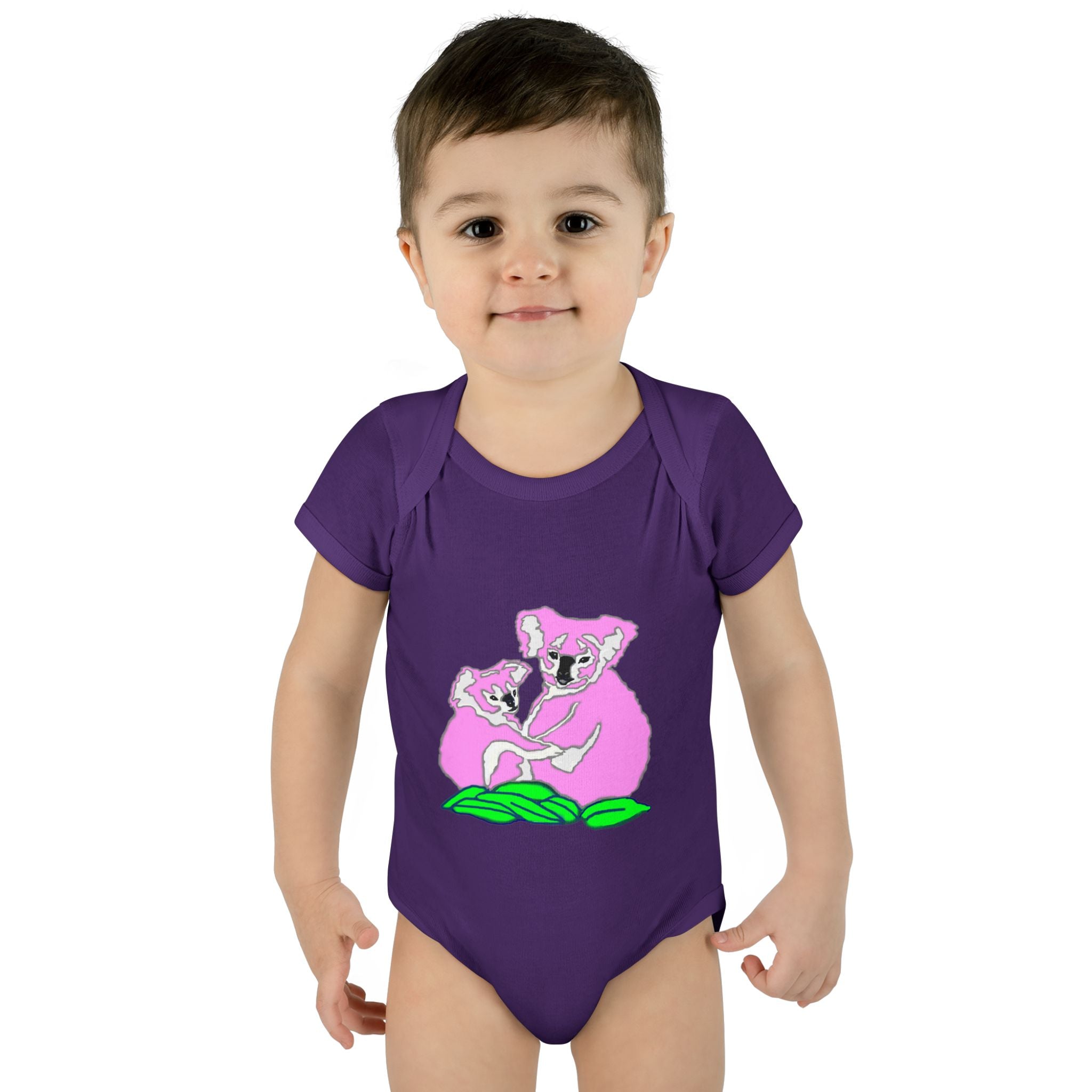 So Cute Pink Koalas designed by Studio Blitz Infant to 24 Mo. Bodysuit