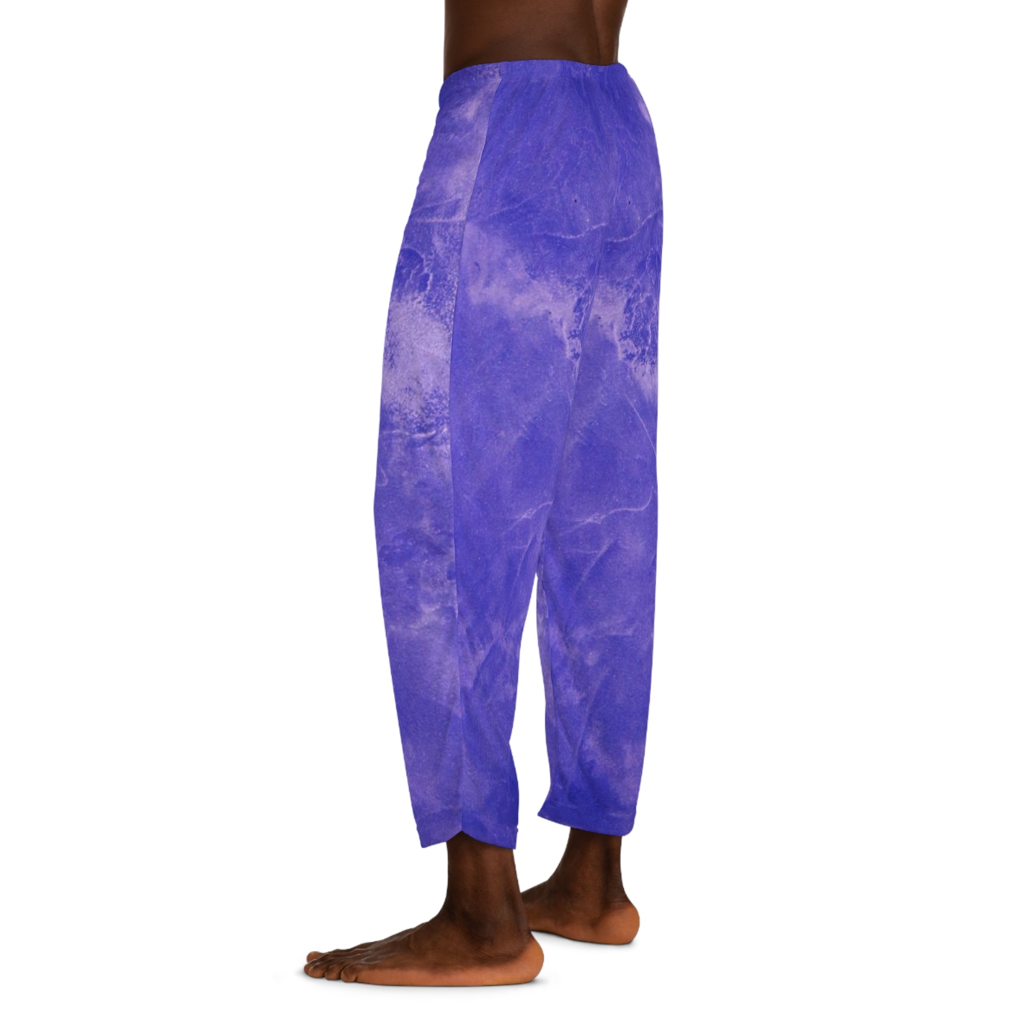 Blue Abstract Men's Pajama Pants by Studio Blitz