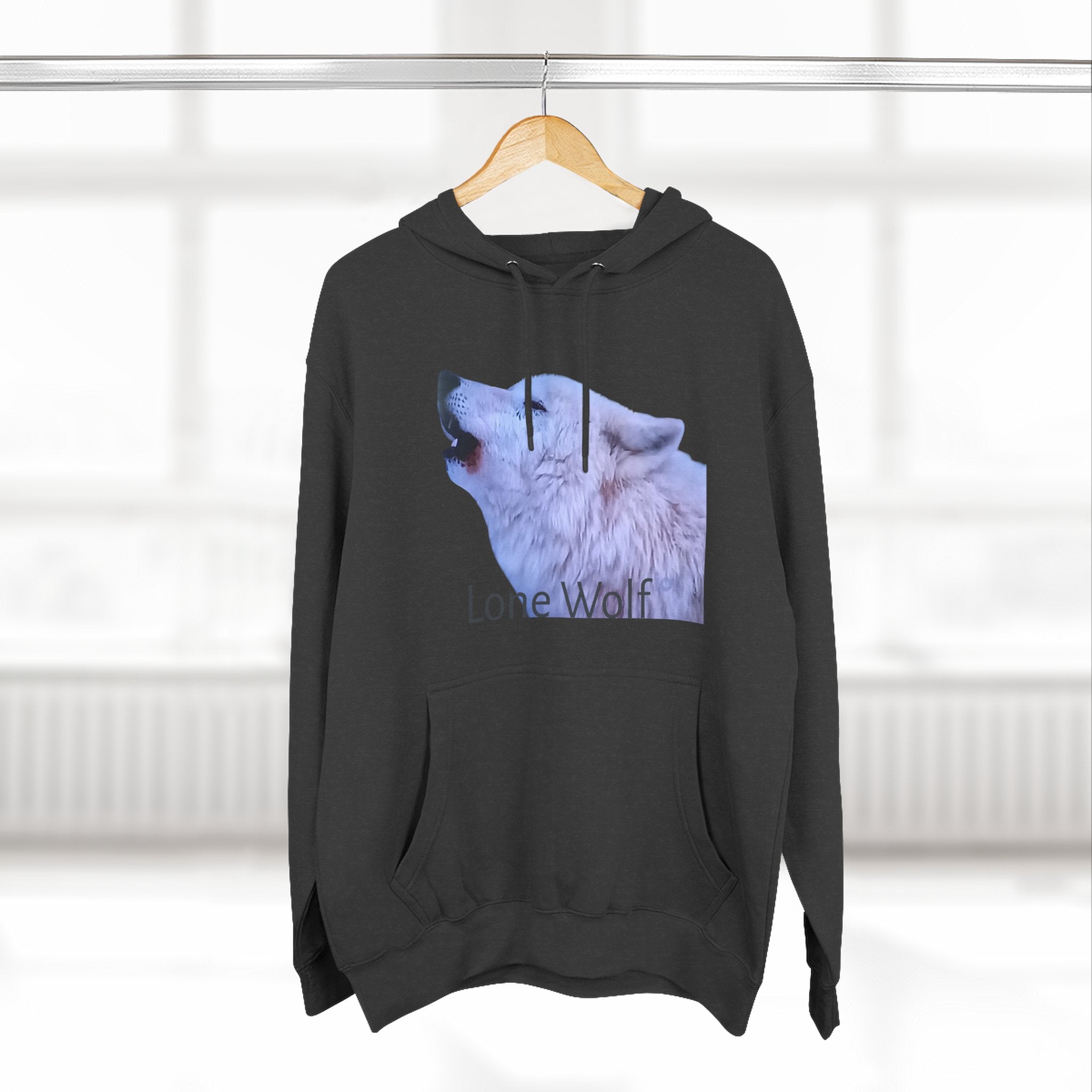 Premium Lone Wolf Hoodie by Studio Blitz