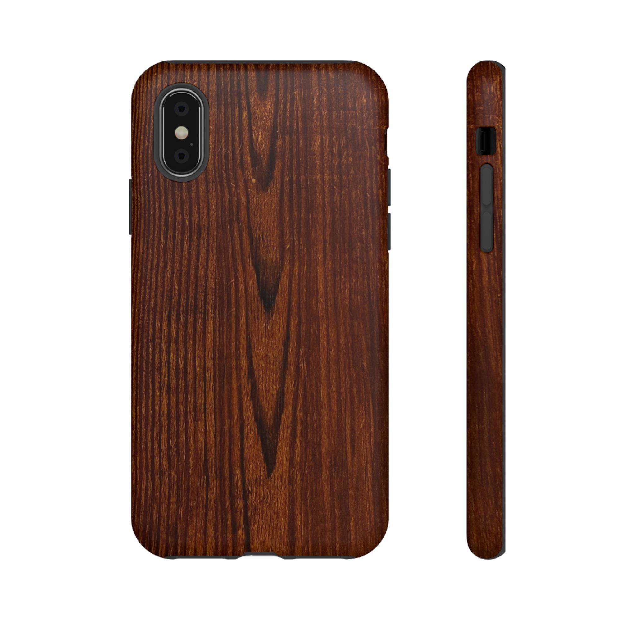 Tough Phone Case in Wooden Design by Studio Blitz