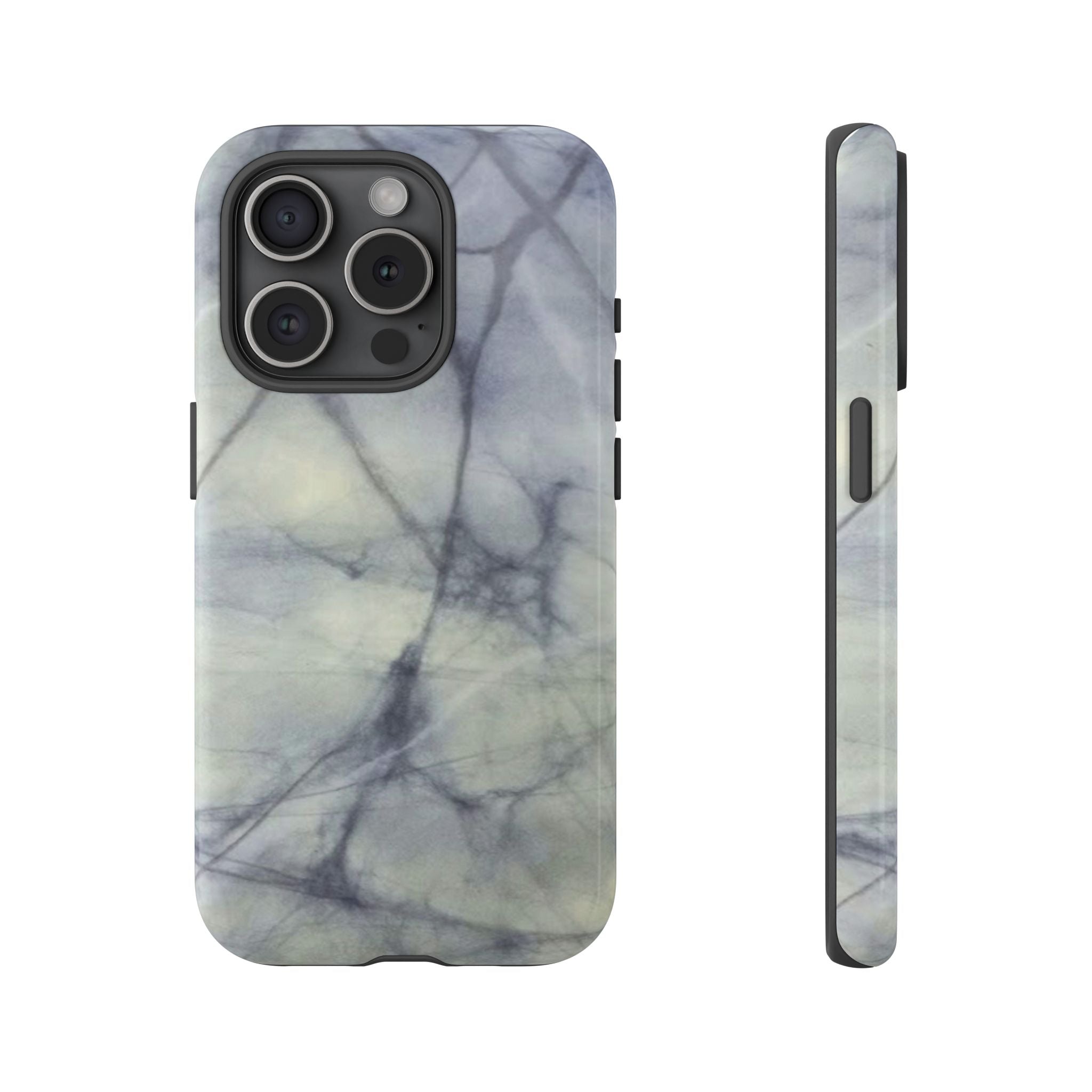 Phone Case, Eye-catching White Marble Look Tough Case by Studio Blitz