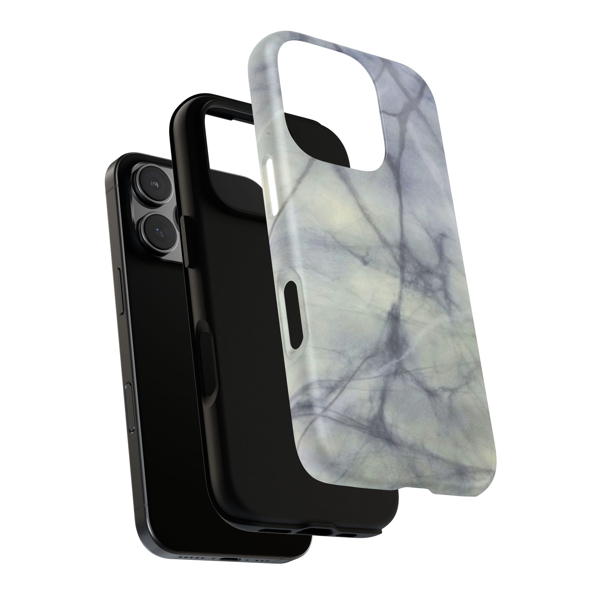 Phone Case, Eye-catching White Marble Look Tough Case by Studio Blitz