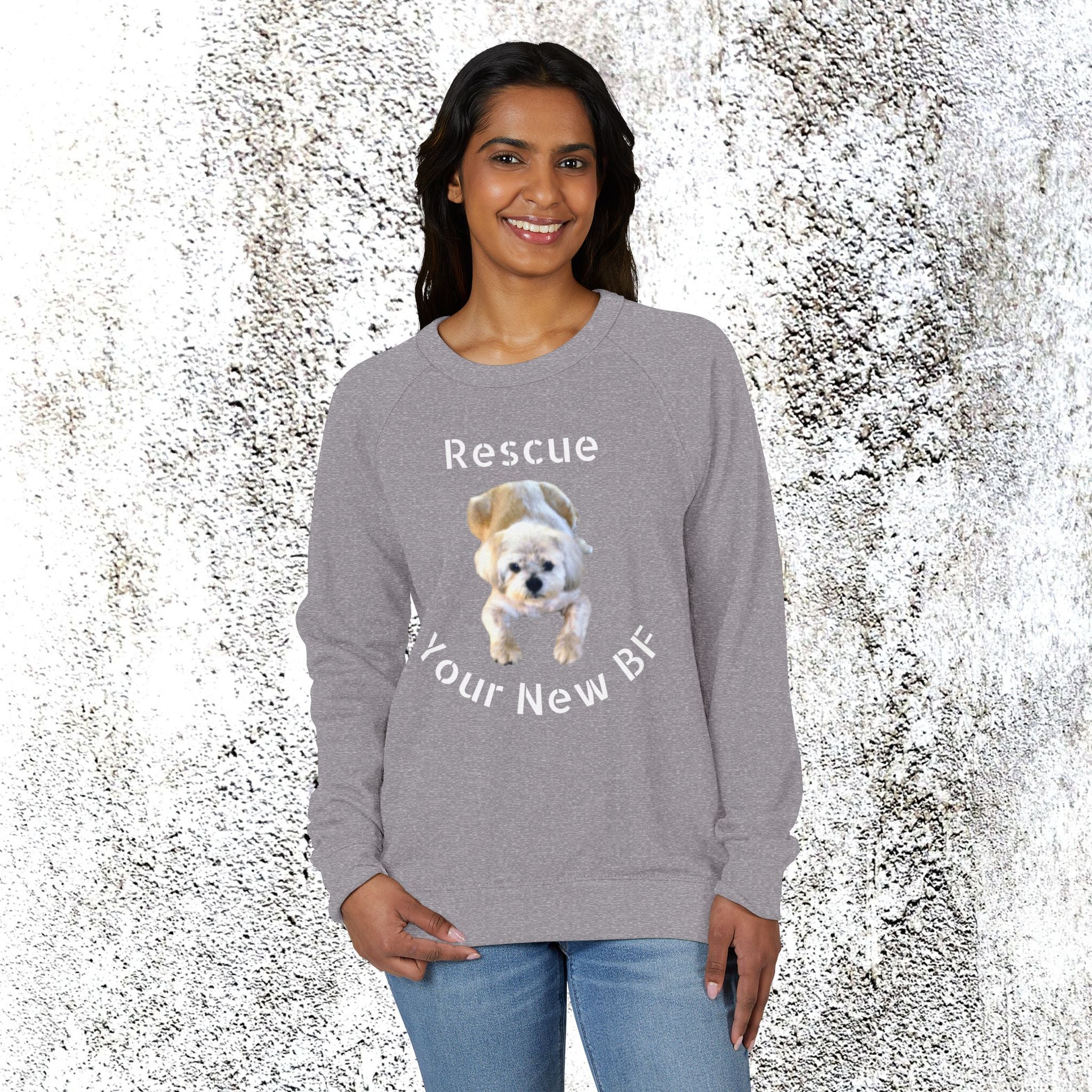 Adogable French Terry Raglan Crewneck by Studio Blitz