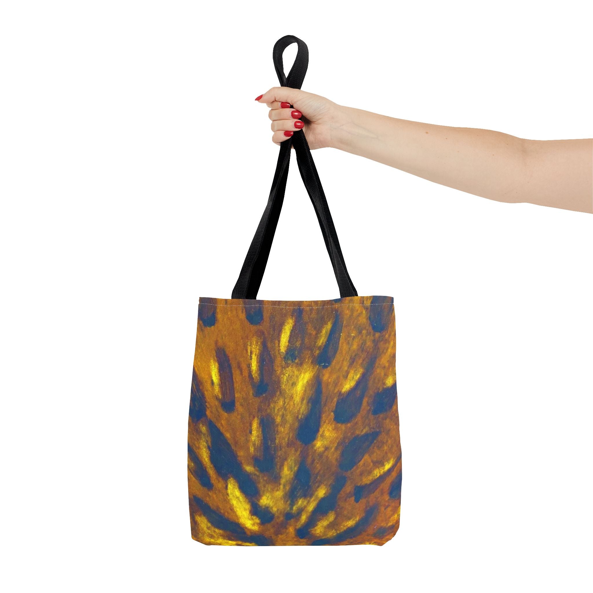 Vibrant Art Tote Bag Designed by Studio Blitz to Walk on the Wild Side for Carryall