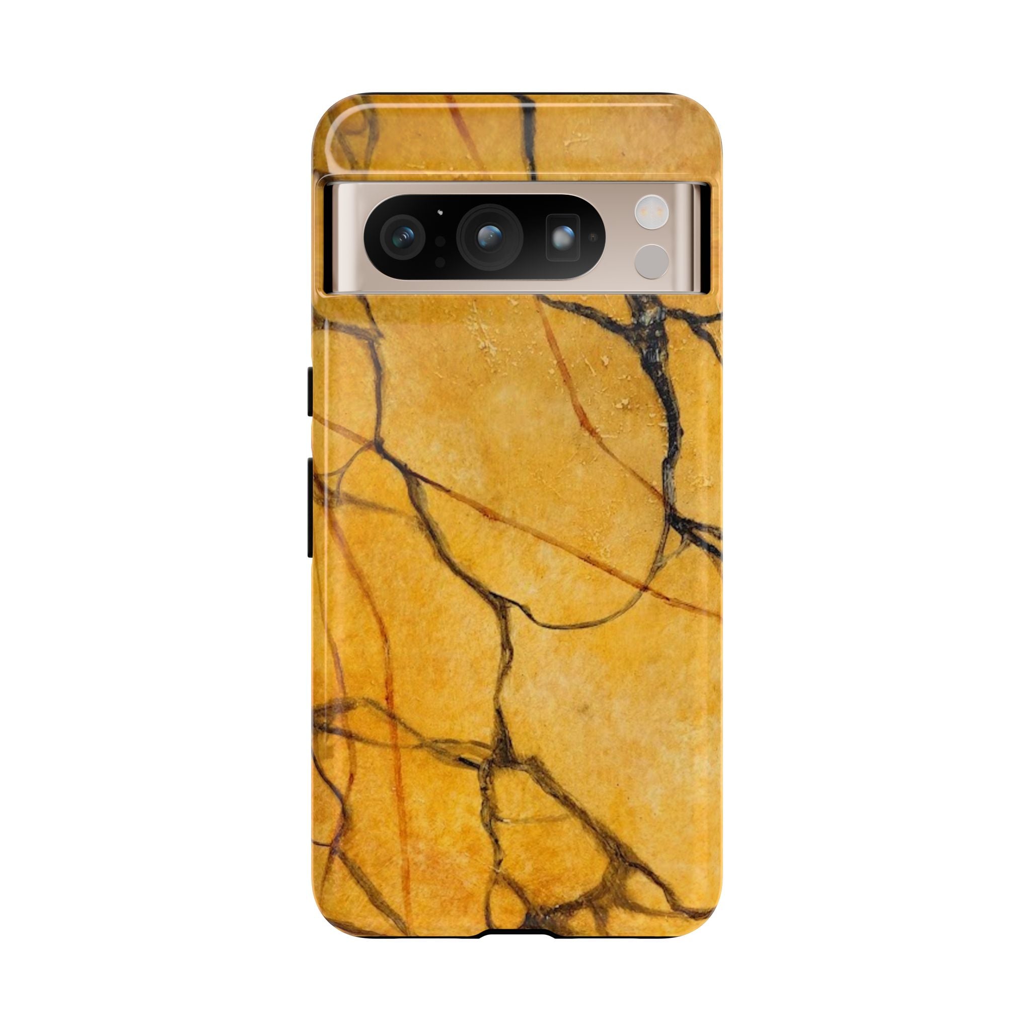 Sexy Gold Marbleized Phone Cases designed by Studio Blitz