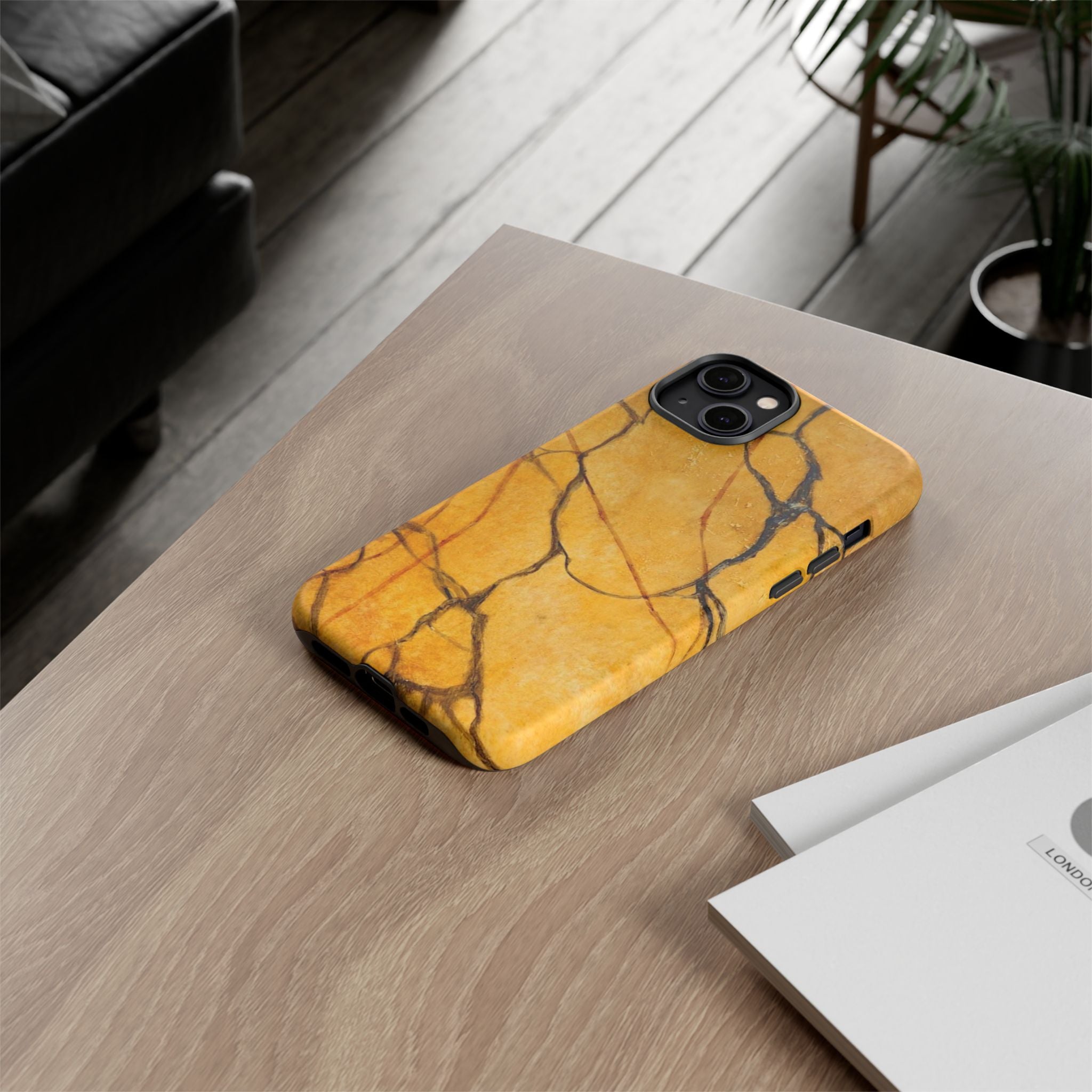 Sexy Gold Marbleized Phone Cases designed by Studio Blitz