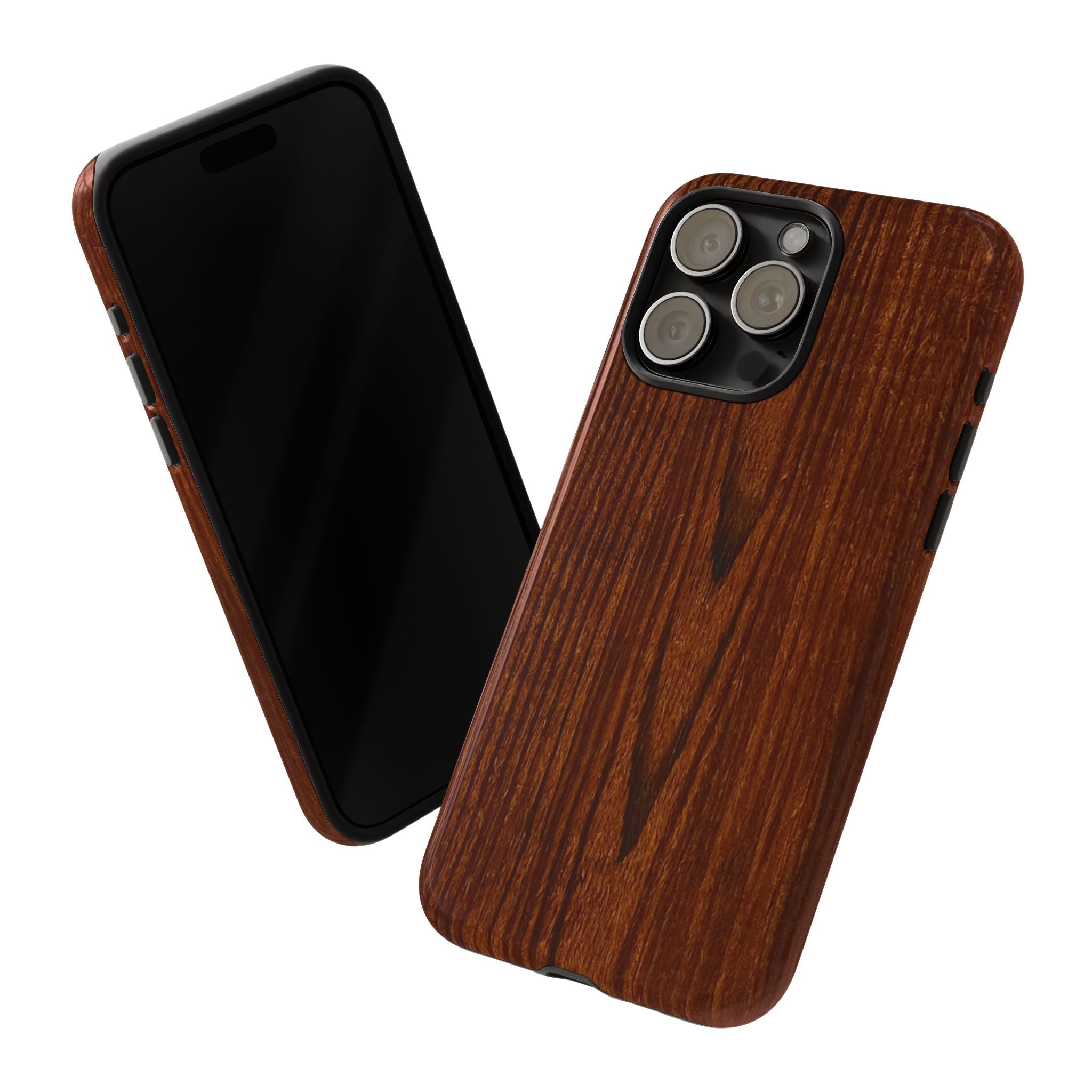 Tough Phone Case in Wooden Design by Studio Blitz