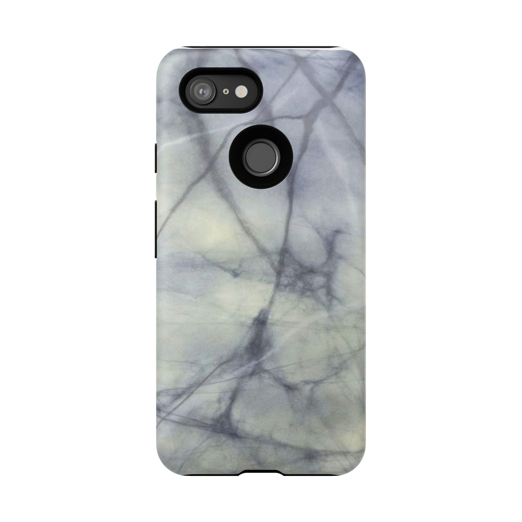 Phone Case, Eye-catching White Marble Look Tough Case by Studio Blitz