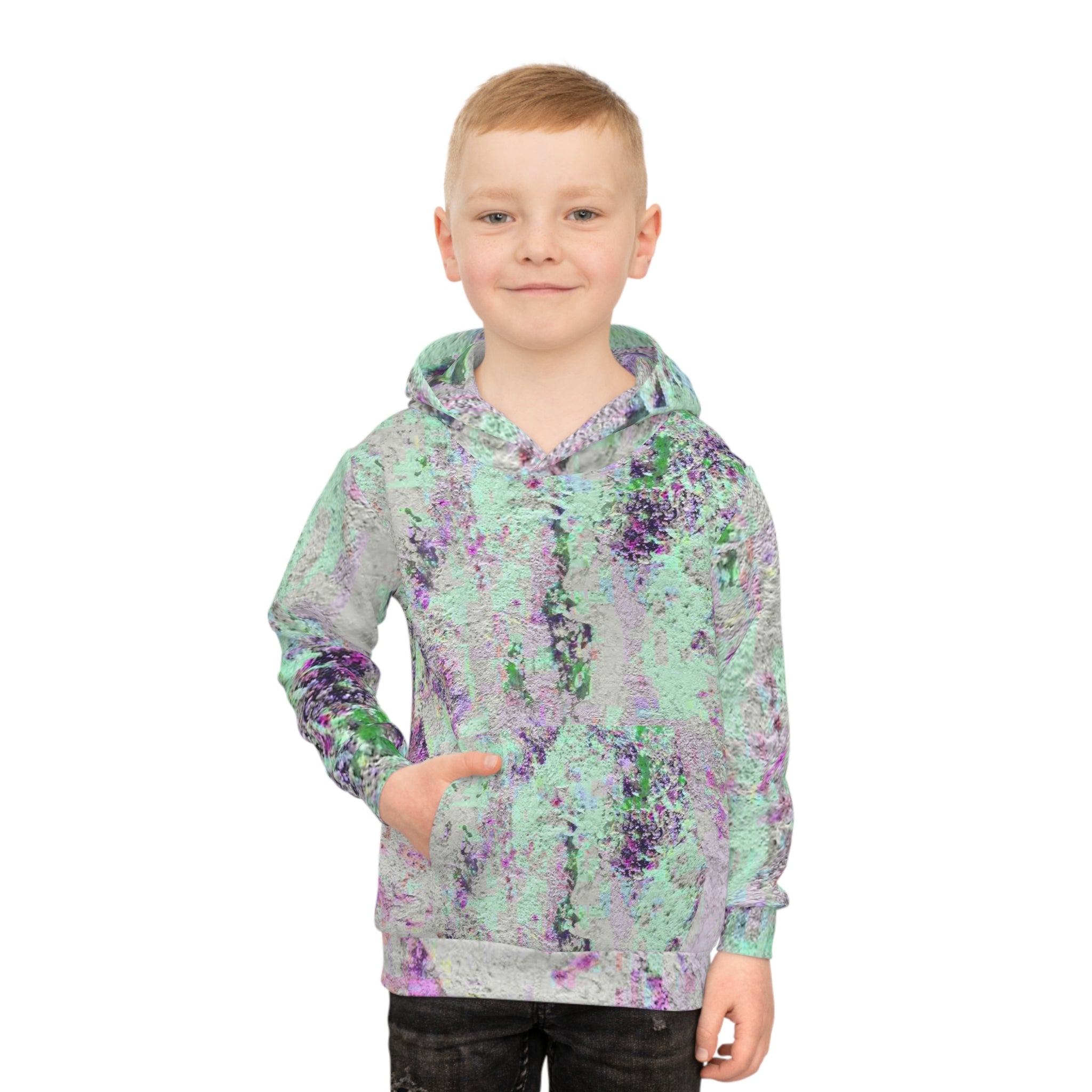 Vibrant Fun Unisex Children's Hoodie Designed by Studio Blitz