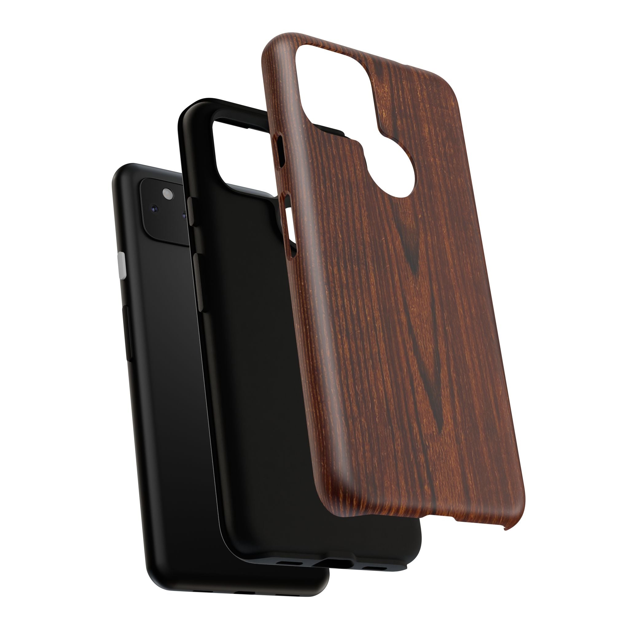 Tough Phone Case in Wooden Design by Studio Blitz