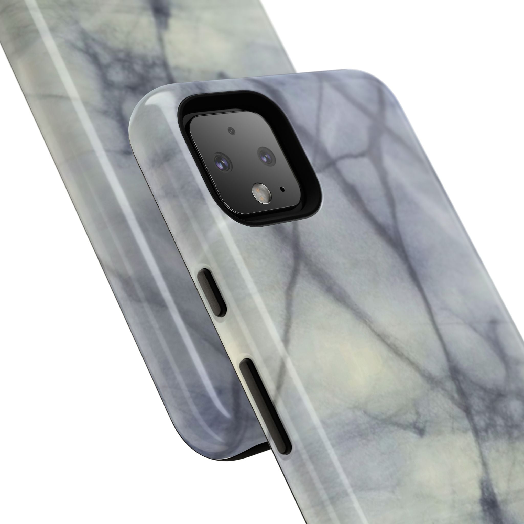 Phone Case, Eye-catching White Marble Look Tough Case by Studio Blitz