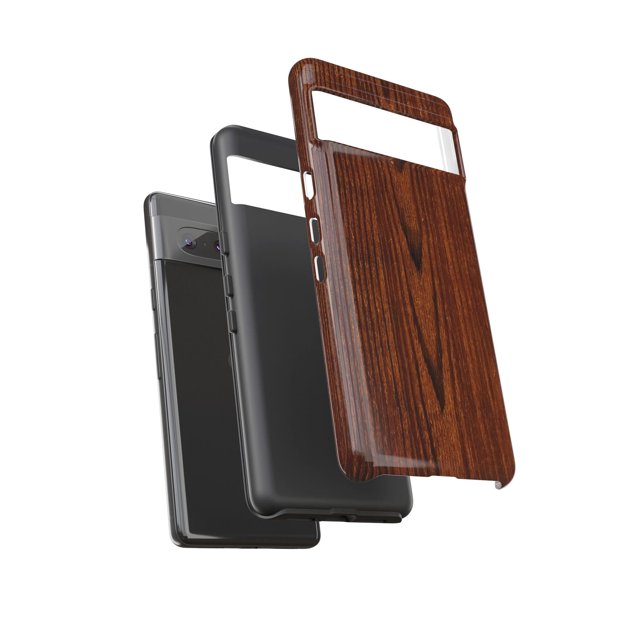 Tough Phone Case in Wooden Design by Studio Blitz